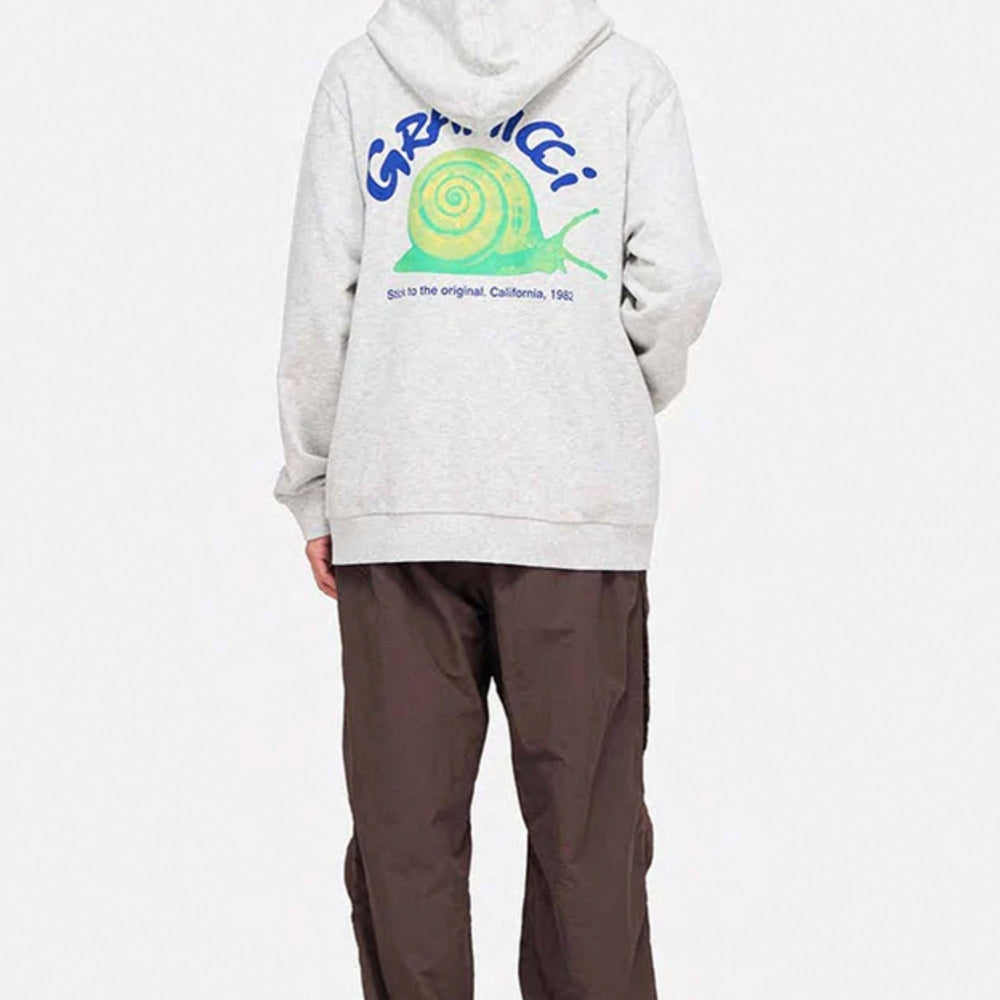 
                      
                        Pukas Surf Shop Man Sweat Gramicci Snail Hooded Sweatshirt Heather Ash
                      
                    