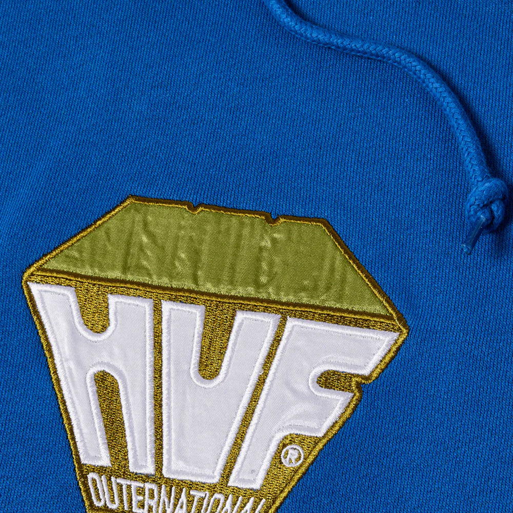 Pukas Surf Shop Man Sweat HUF Big Block Hoodie Cobalt Blue