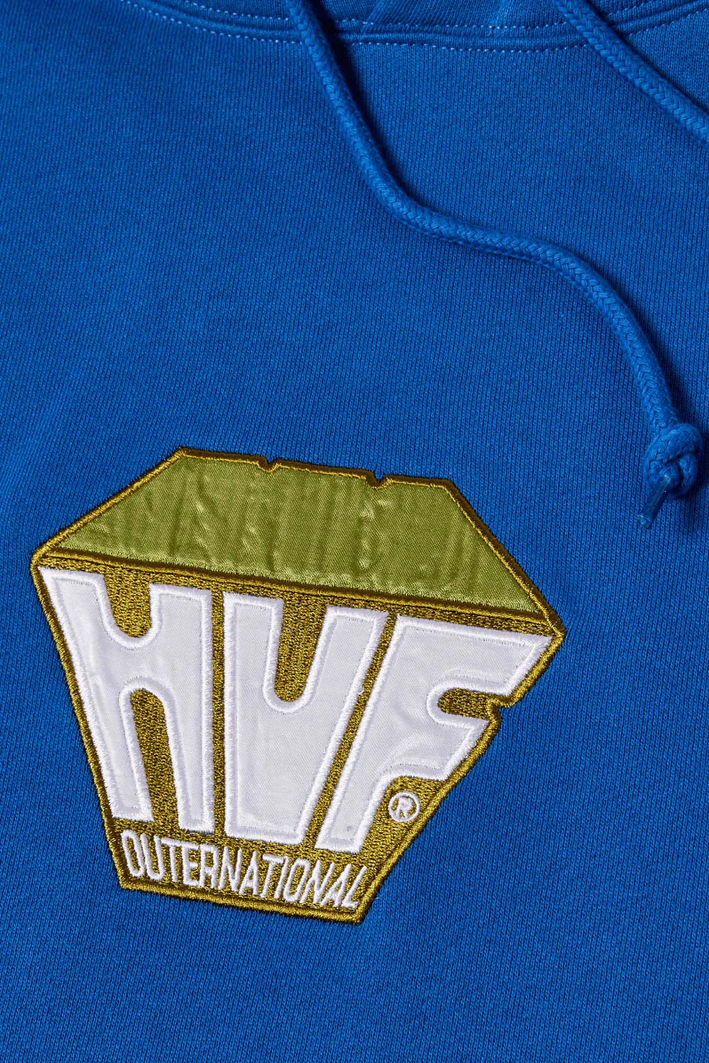 Pukas Surf Shop Man Sweat HUF Big Block Hoodie Cobalt Blue