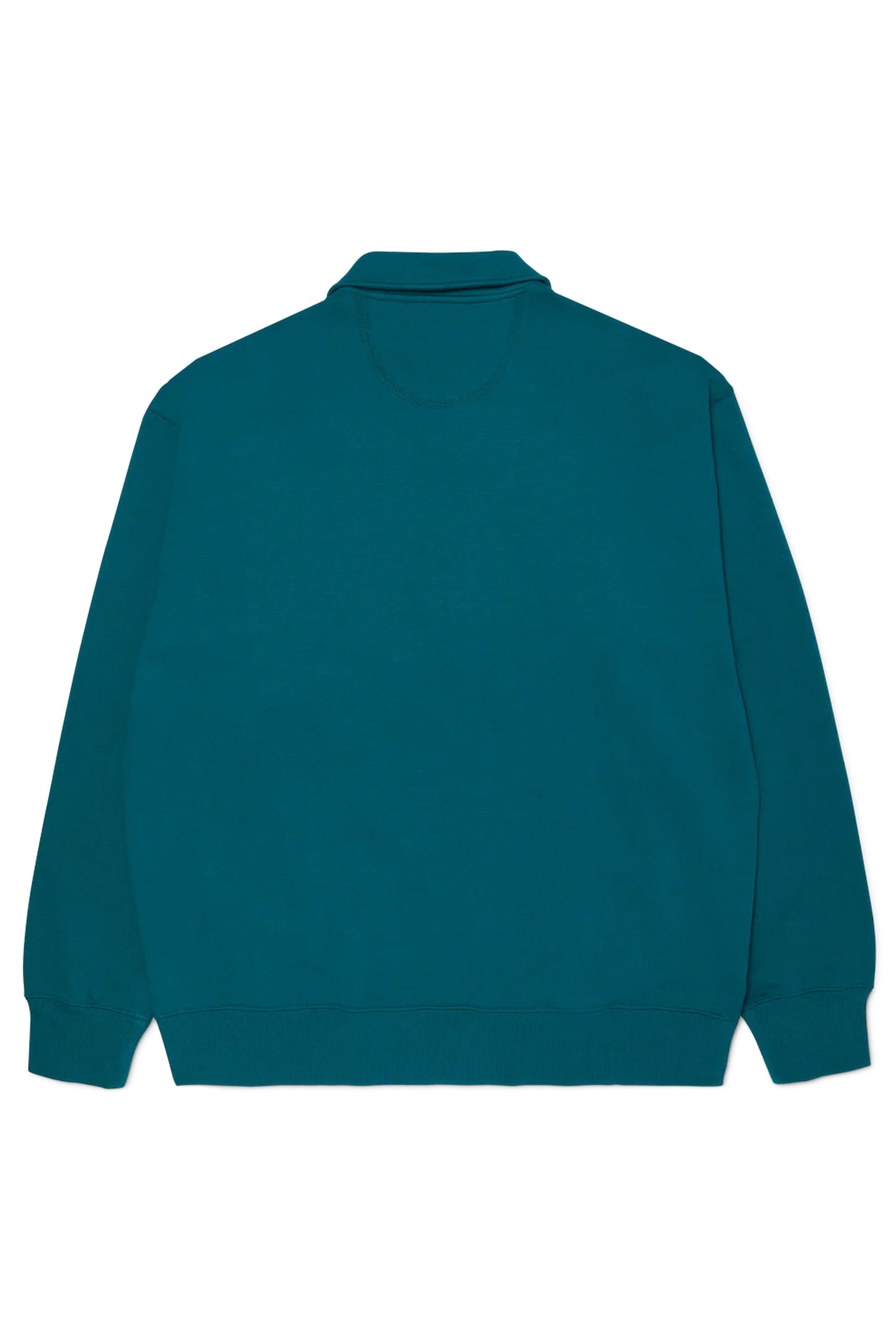 Pukas Surf Shop Man Sweat HUF Big Block Zip French Terry Sea Green