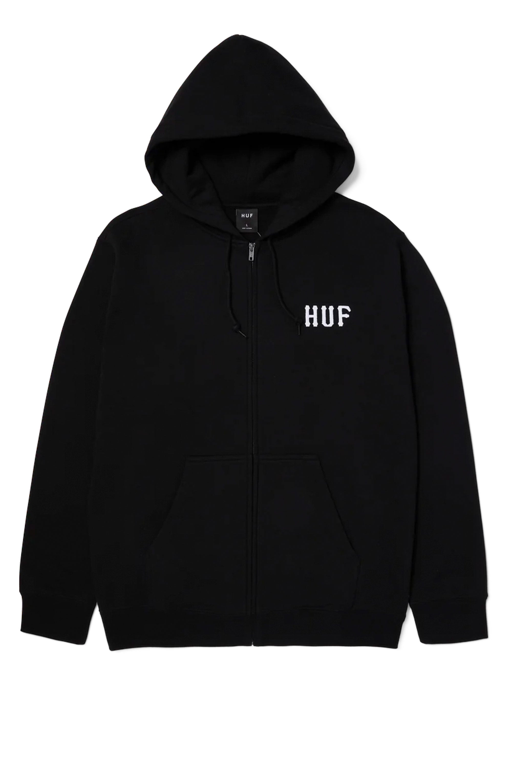 CLASSIC FLEECE FULL ZIP HOODIE / HUF ハフ ヘビーウェイト