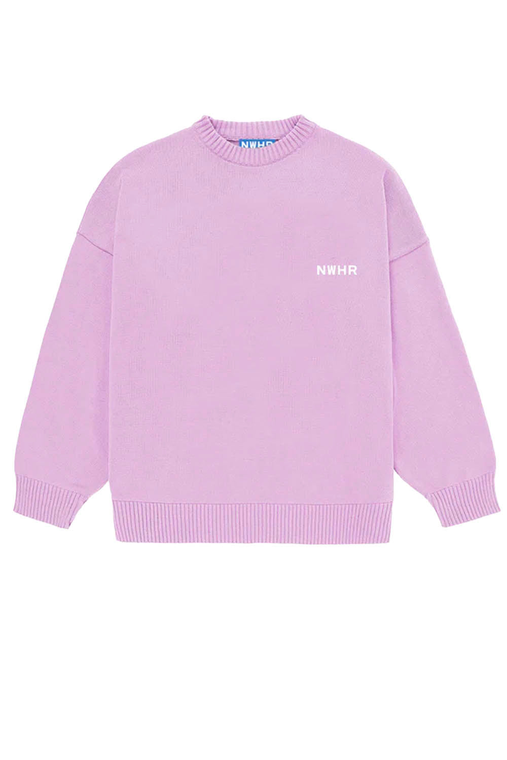 Pink sweater with 'NIHR' branding on a white background
