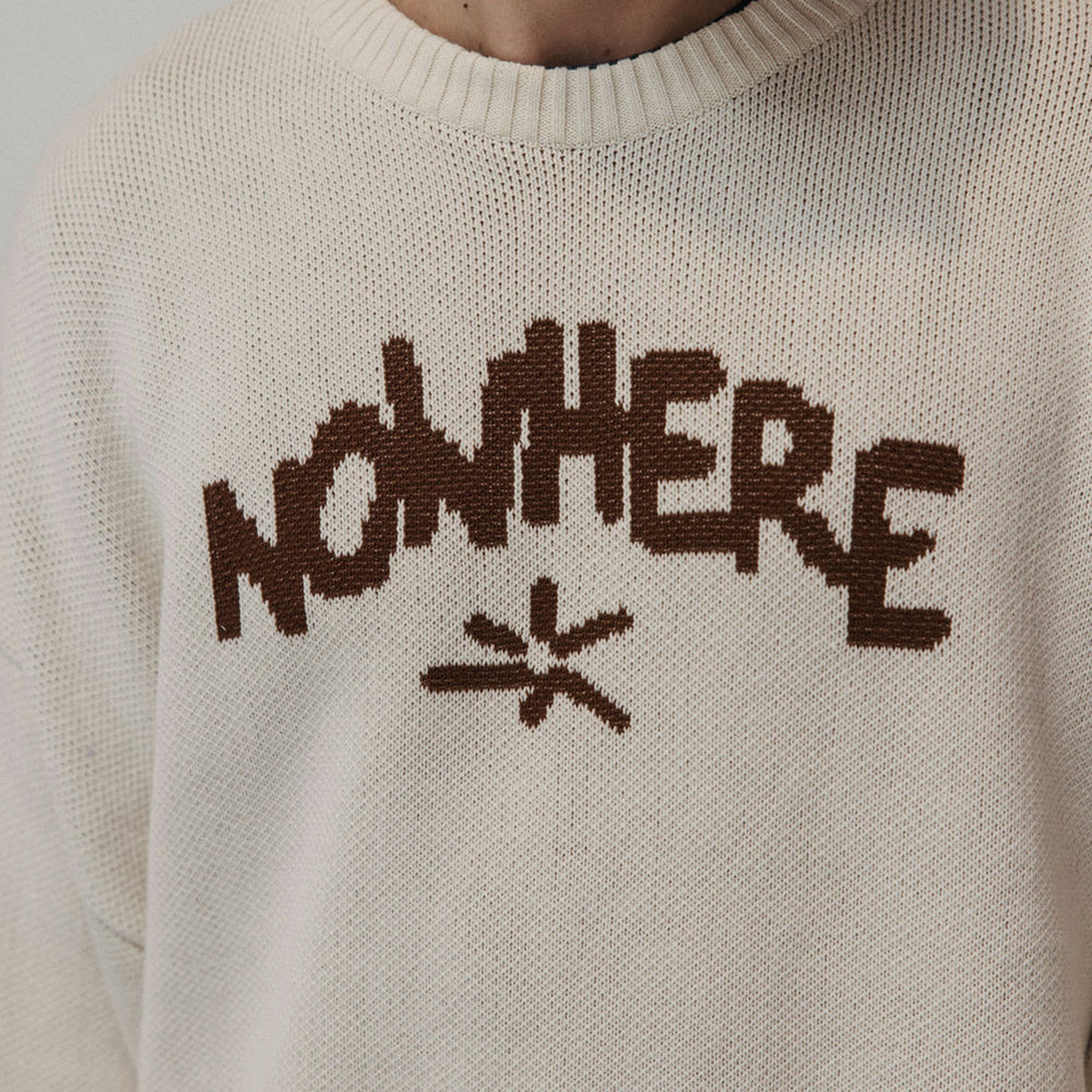 Pukas Surf Shop Man Sweat Nowhere Jersey Nowhere Beige