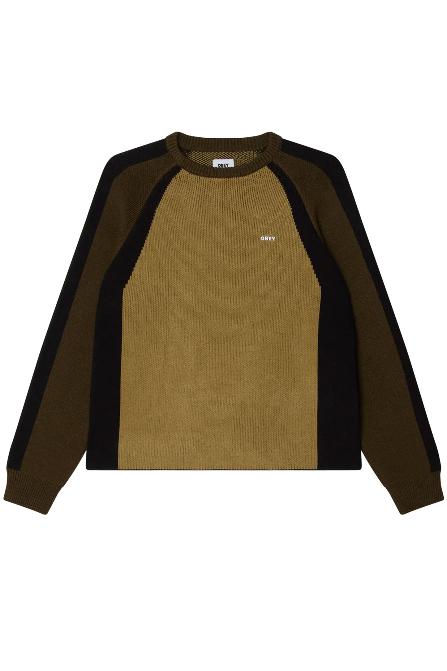 Pukas Surf Shop green long-sleeve shirt with Obey logo 