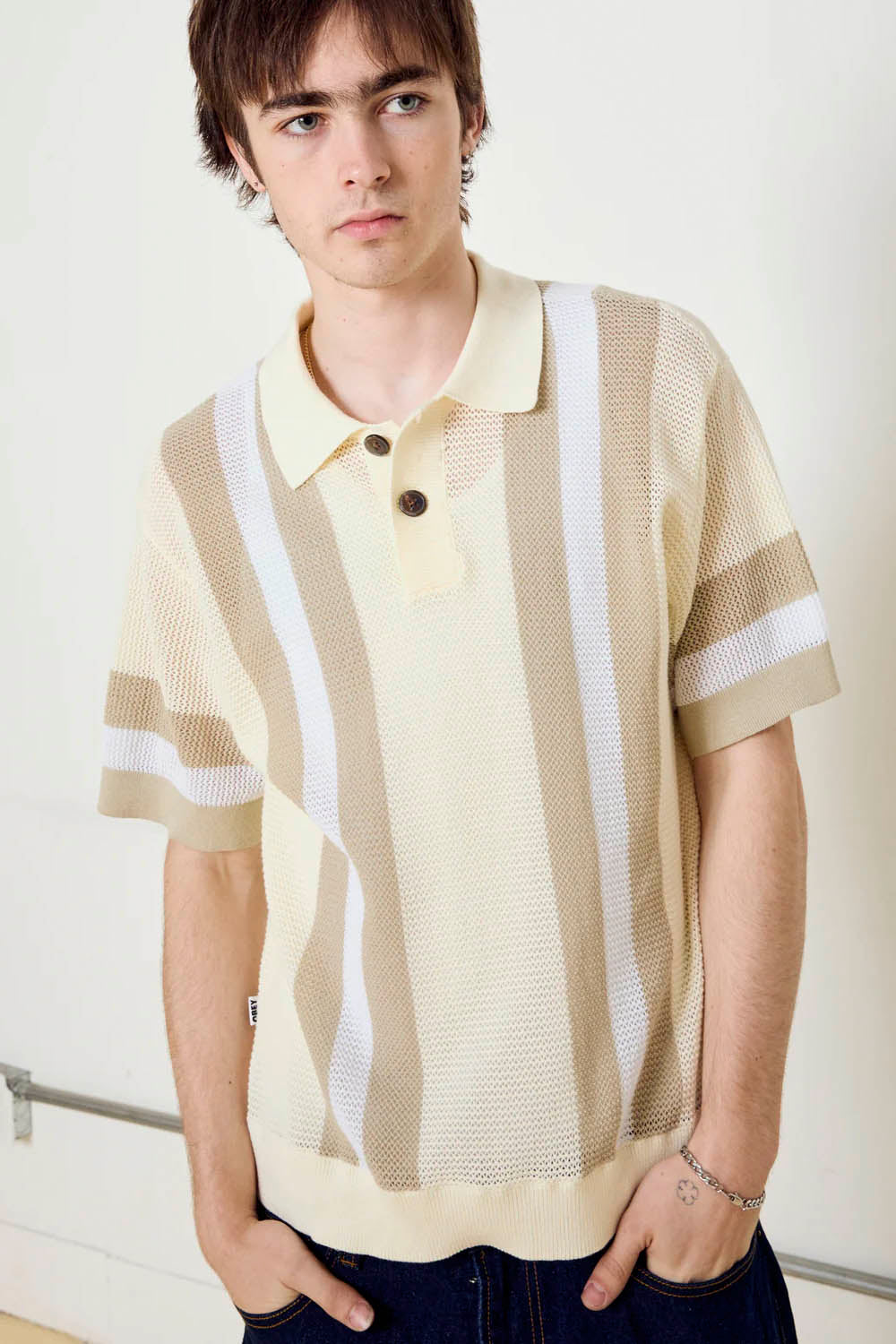 obey dress shirt Clothing Clarence Plaid Relaxed Men's quality pure cotton Obey Clothing PABLO - Shirt