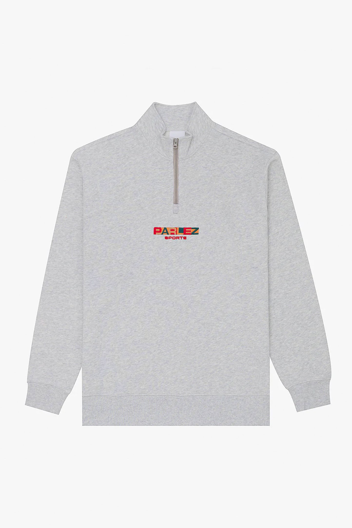 Pukas Surf Shop Man Sweat Parlez Ora Quarter Zip Heather