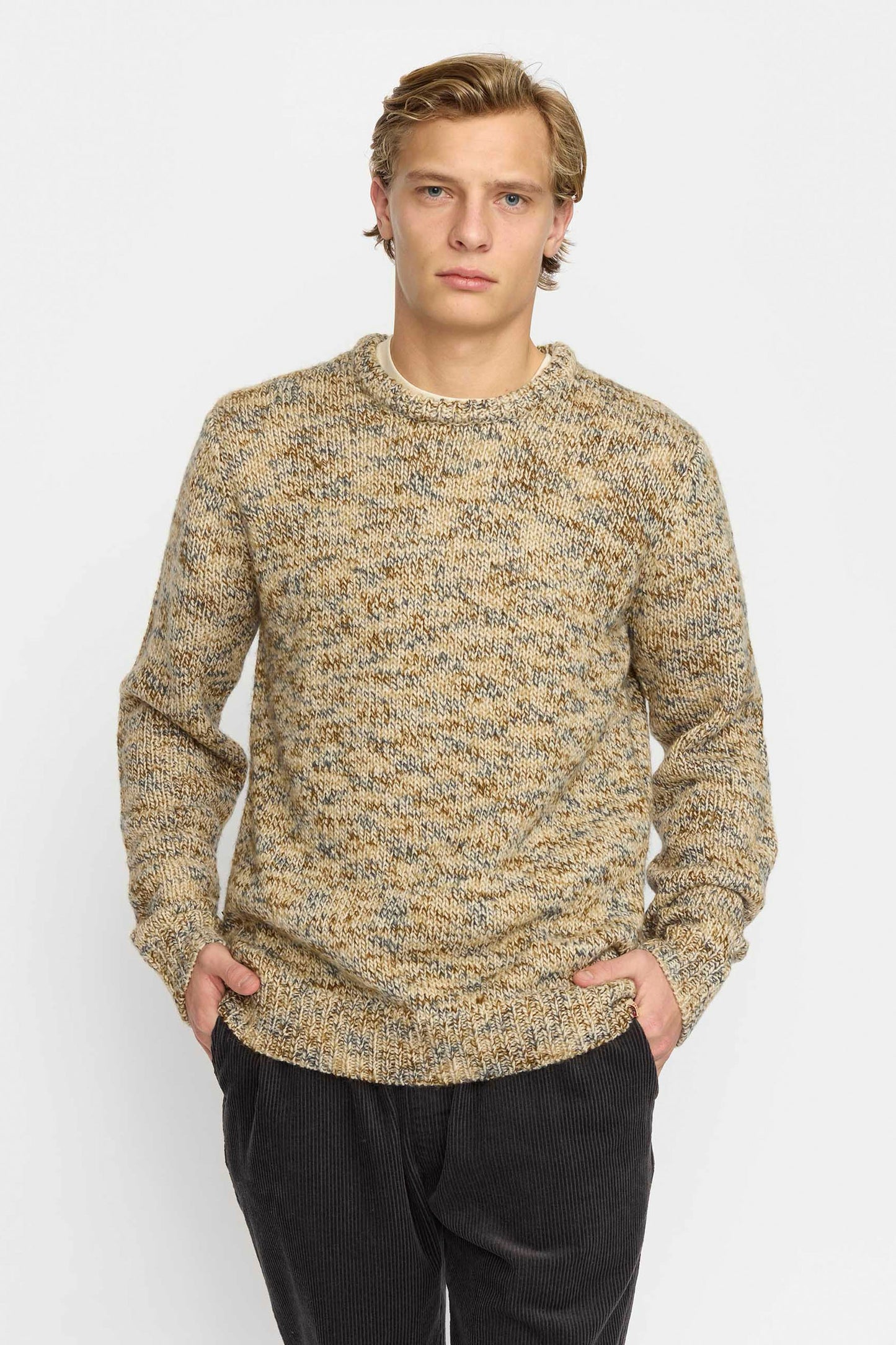 Pukas Surf Shop Revolution structured knit off-white sweater