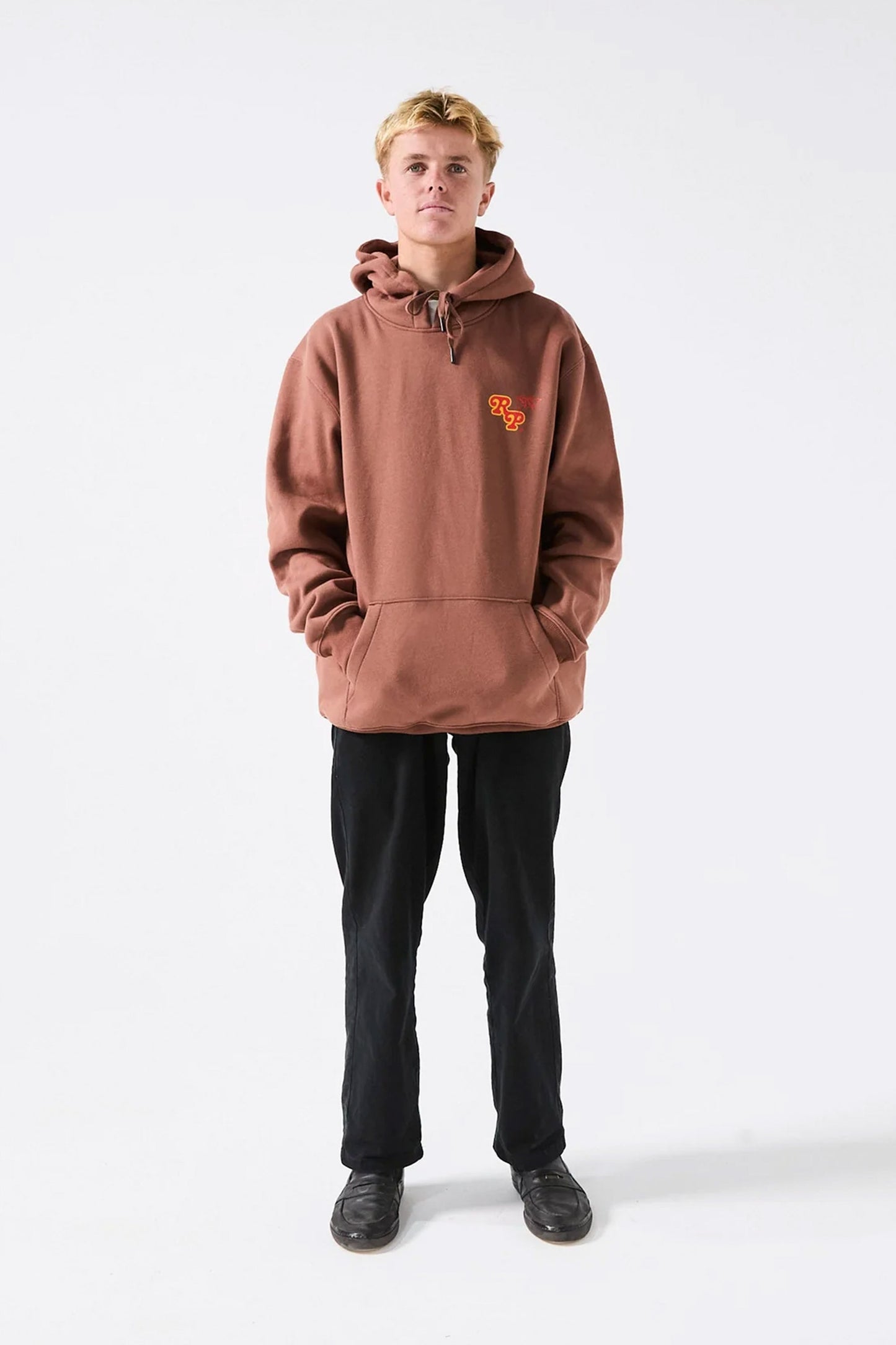 Pukas Surf Shop Man Sweat Rivvia Floral Pursuit Hood Brown