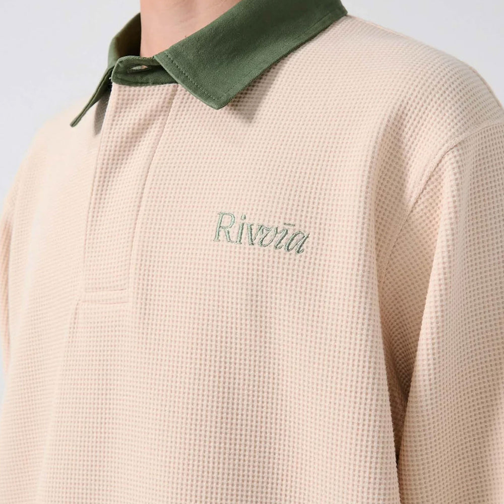 Pukas Surf Shop Man Sweat Rivvia Project Waffle Rugby Green