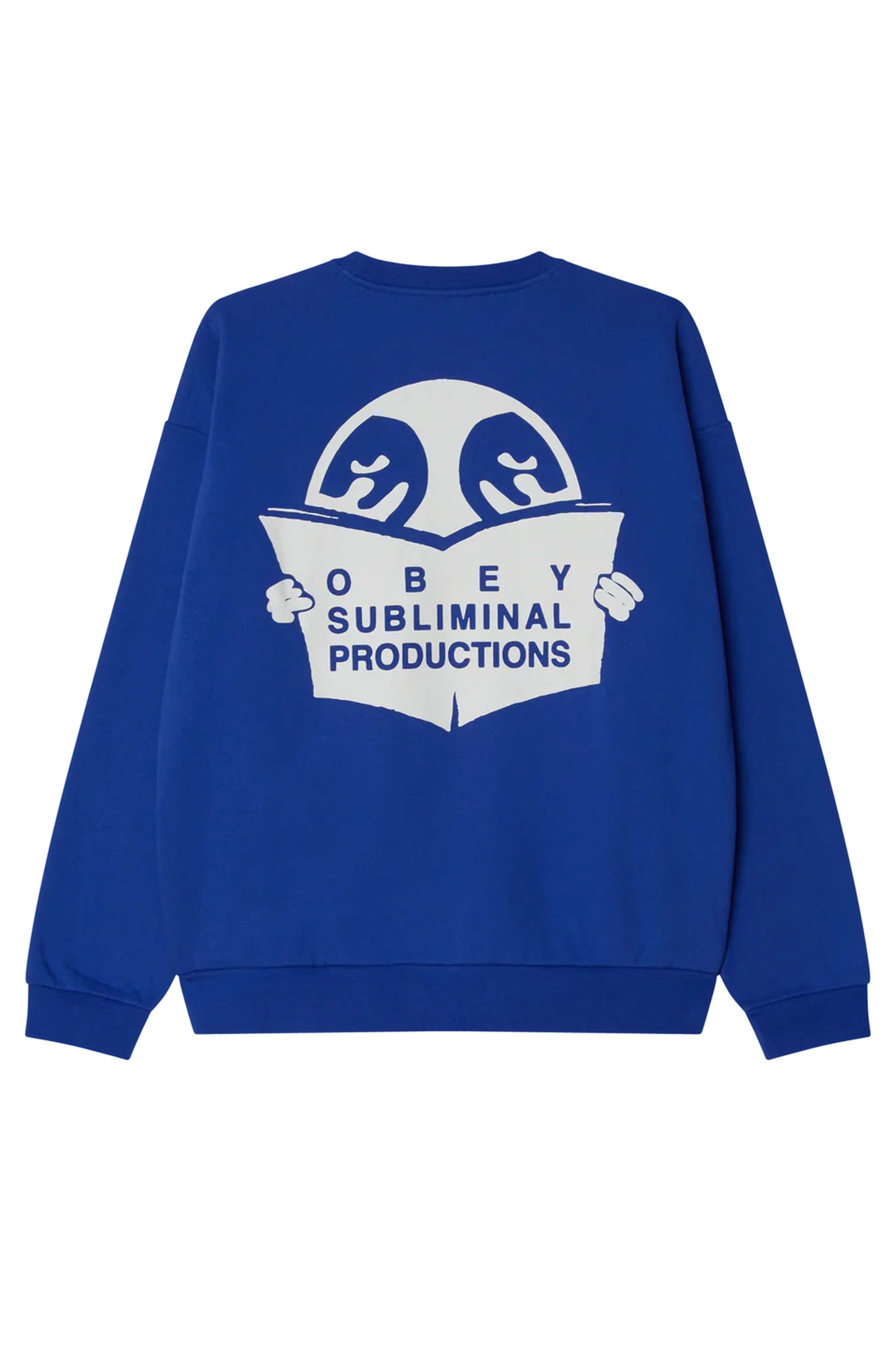 Pukas Surf Shop Man Sweat Weldon Extra Heavy Crew Dazzling Blue