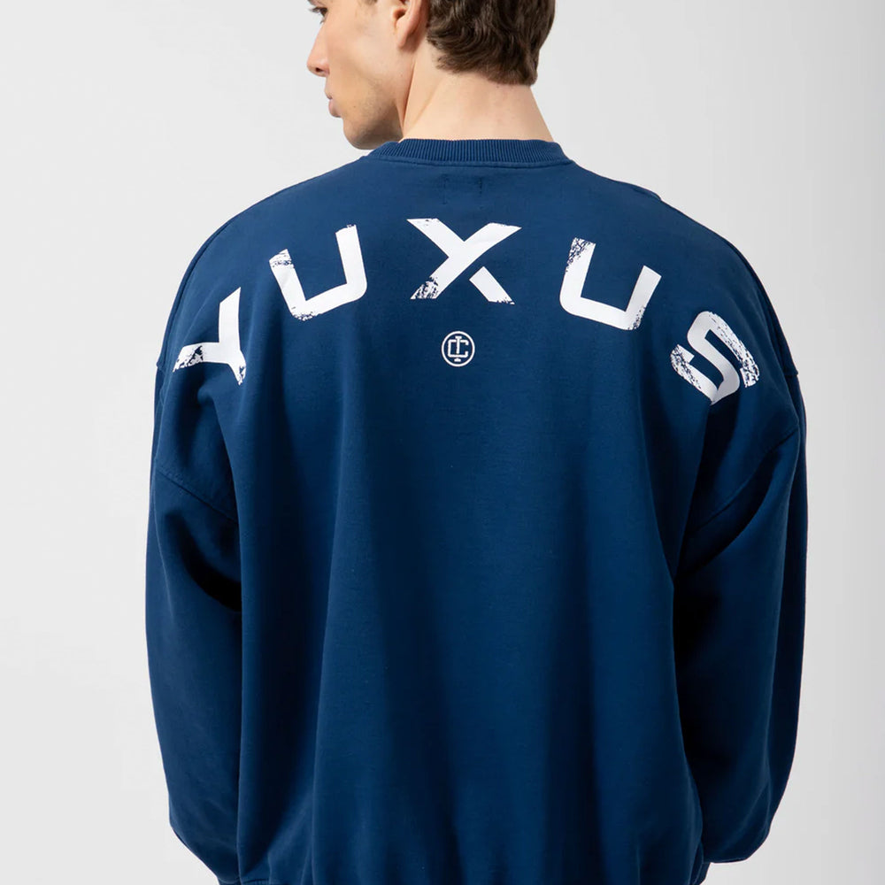 Pukas Surf Shop Man Sweat Yuxus Icons Crew Sapphire