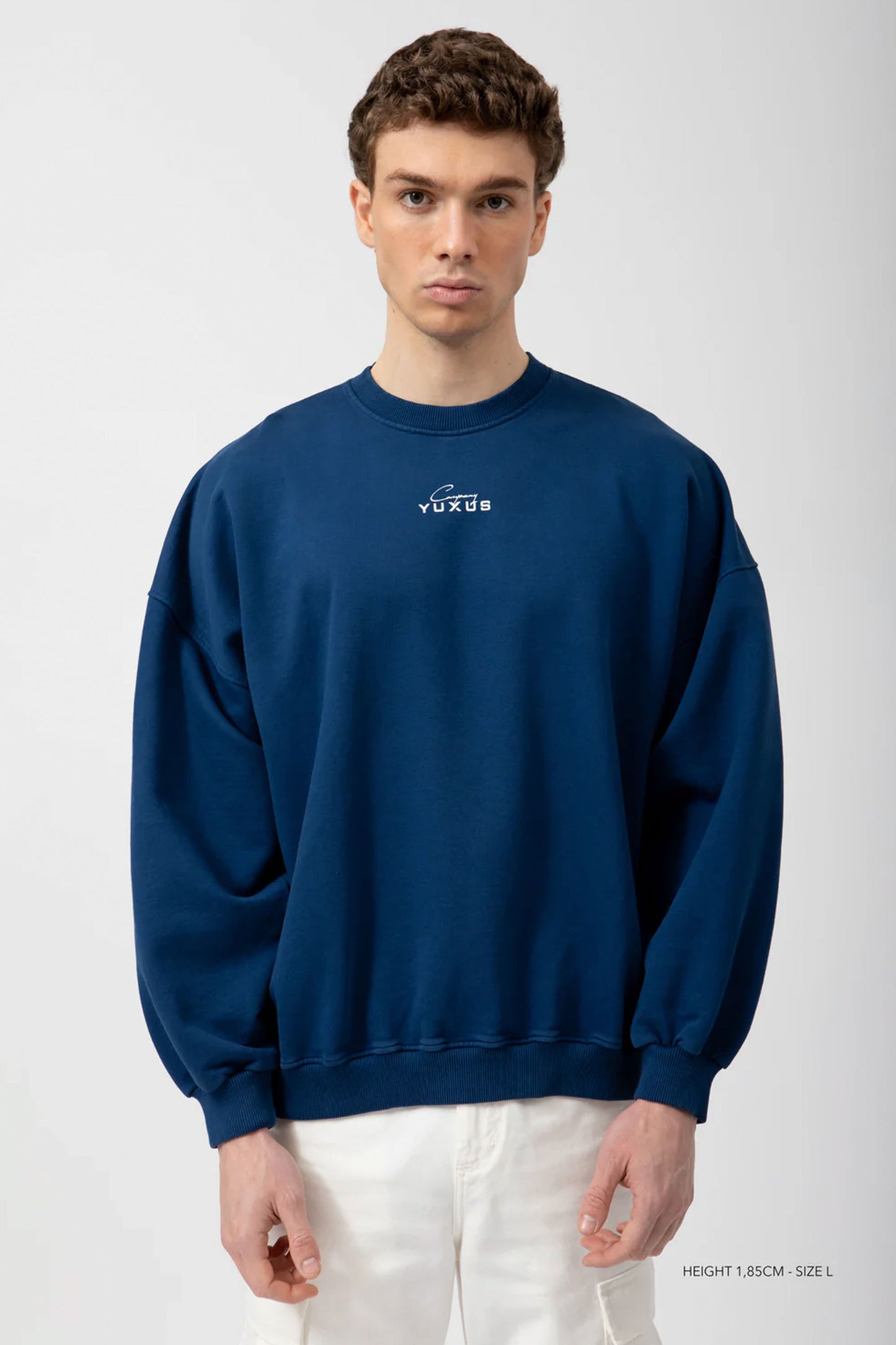 Pukas Surf Shop Man Sweat Yuxus Icons Crew Sapphire