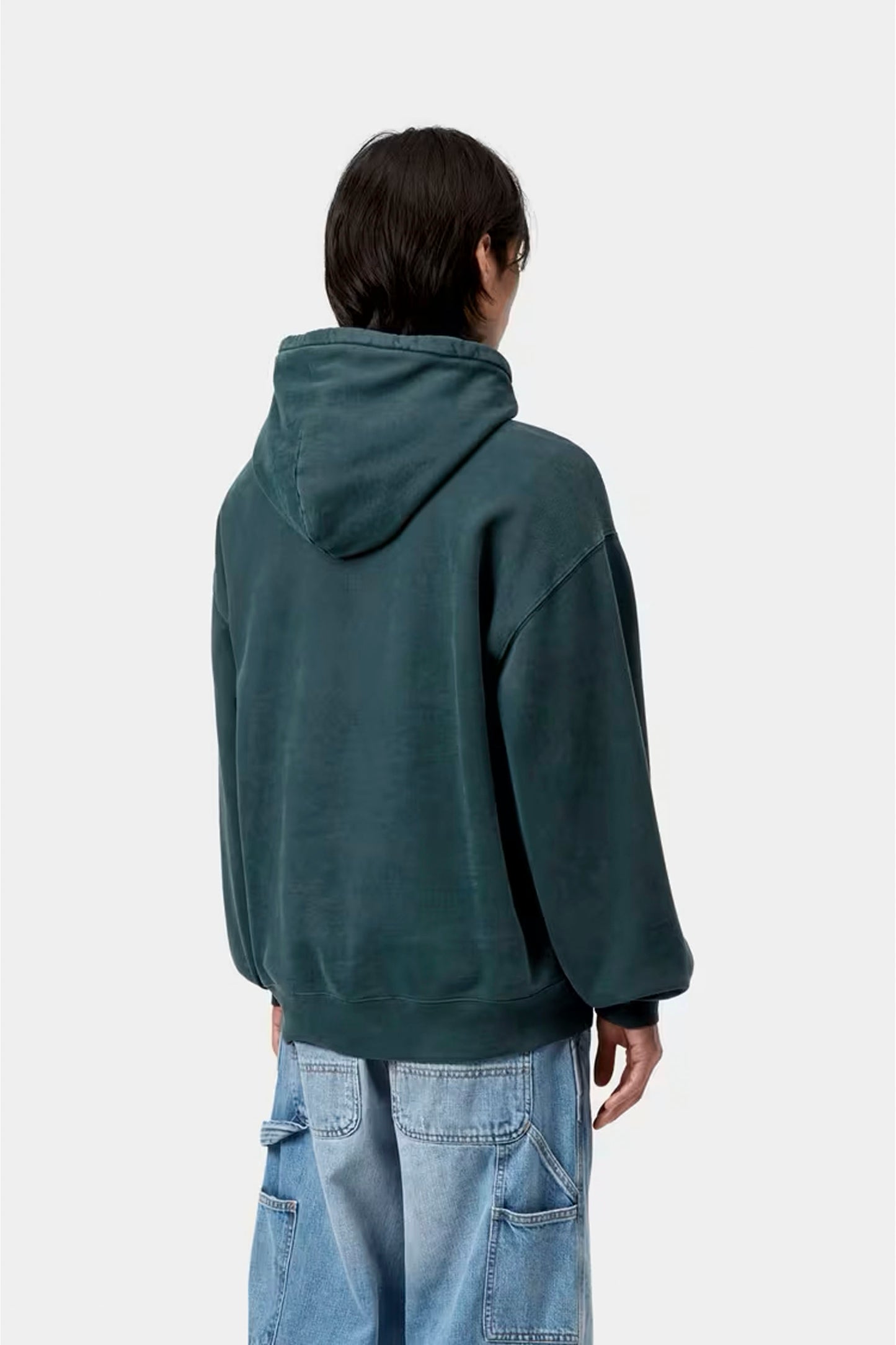 Pukas Surf Shop Carhartt WIP Hooded Vista Sweat in Deep Lagoon