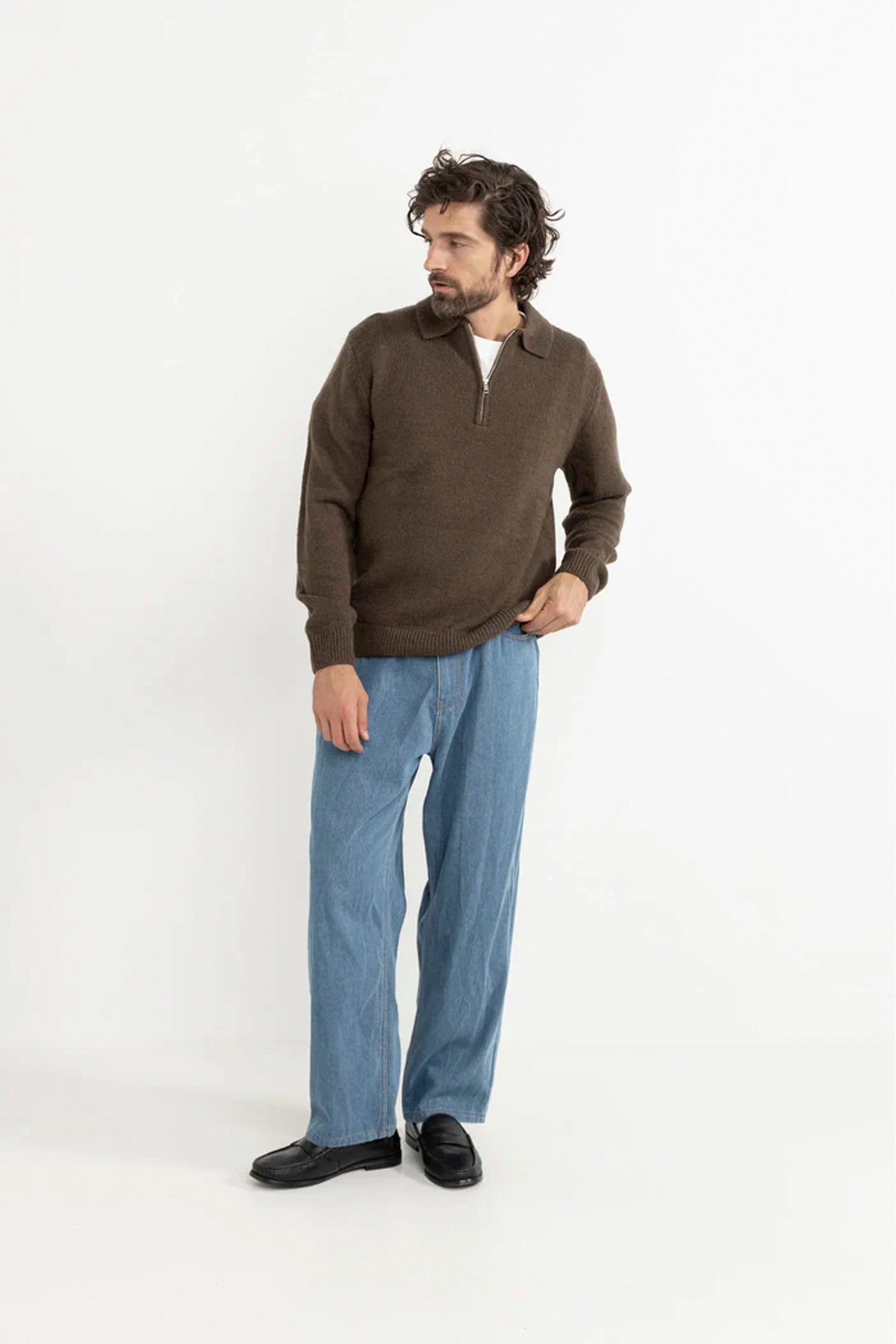 RHYTHM Quarter Zip Knit | Shop at PUKAS SURF SHOP