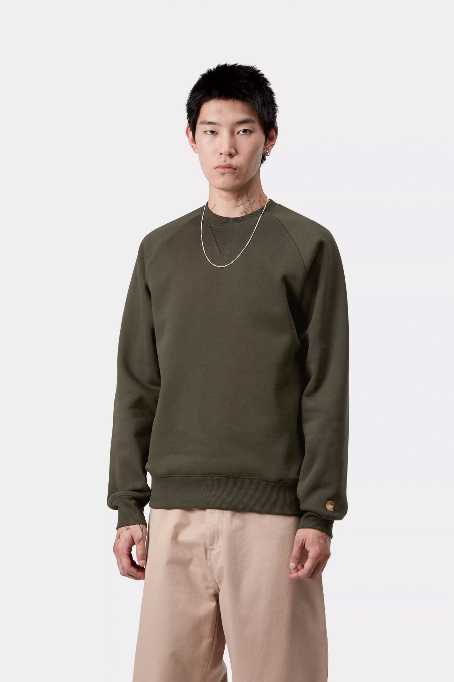 Pukas Surf Shop Carhartt Wip sweatshirt in olive / gold
