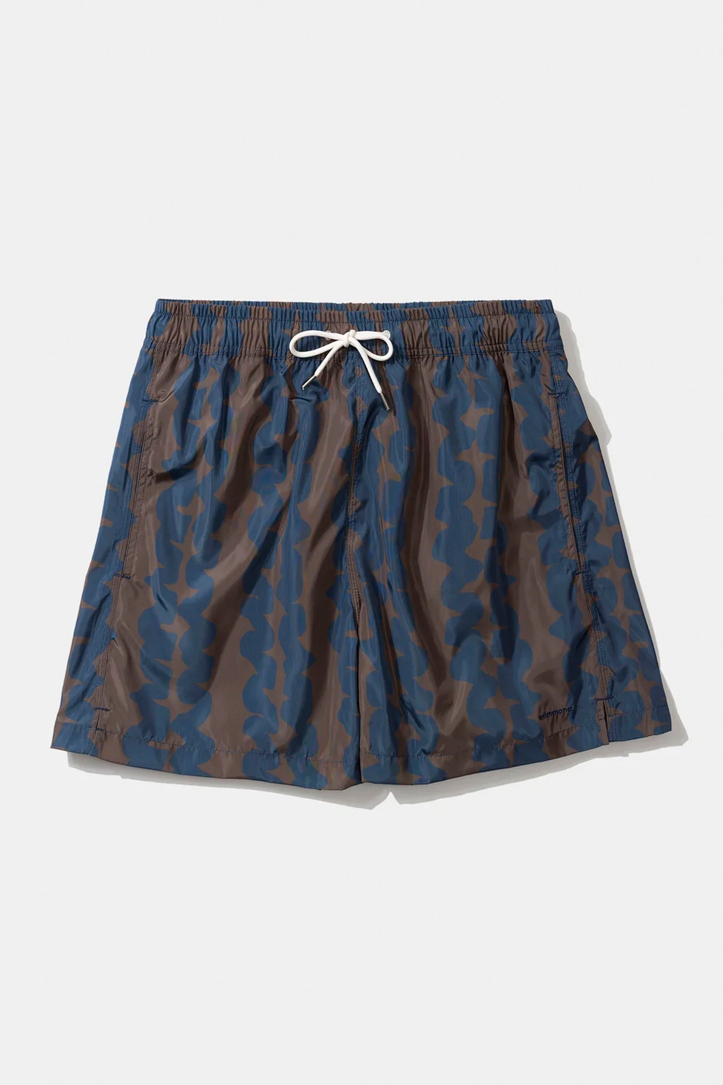 Edmmond Volcanic Boardshort in Plain Chocolate – men's swimwear, new arrival at Pukas Surf Shop