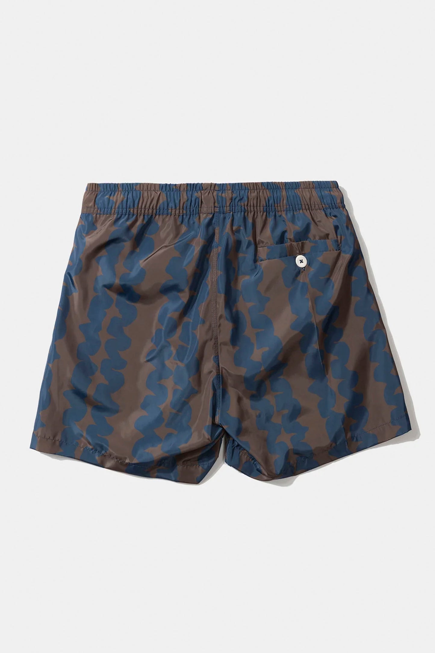Edmmond Volcanic Boardshort in Plain Chocolate – men's swimwear, new arrival at Pukas Surf Shop