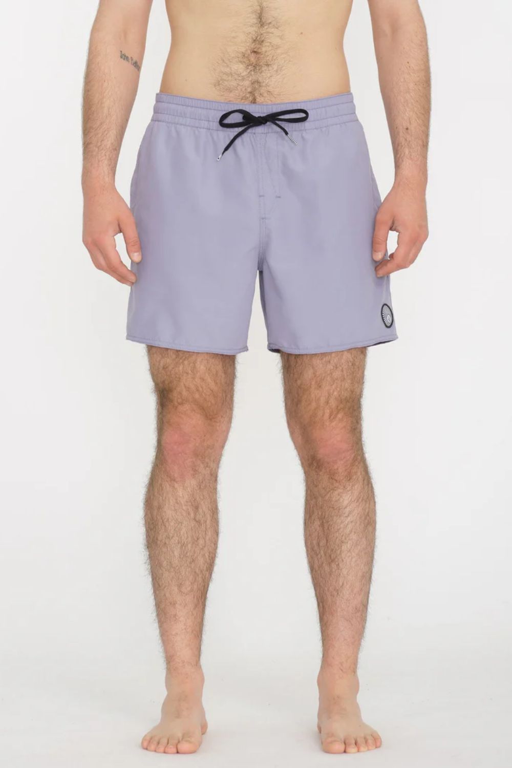 VOLCOM Lido Solid Trunk 16 sangria men's boardshort – deep red surf lifestyle summer swimwear

