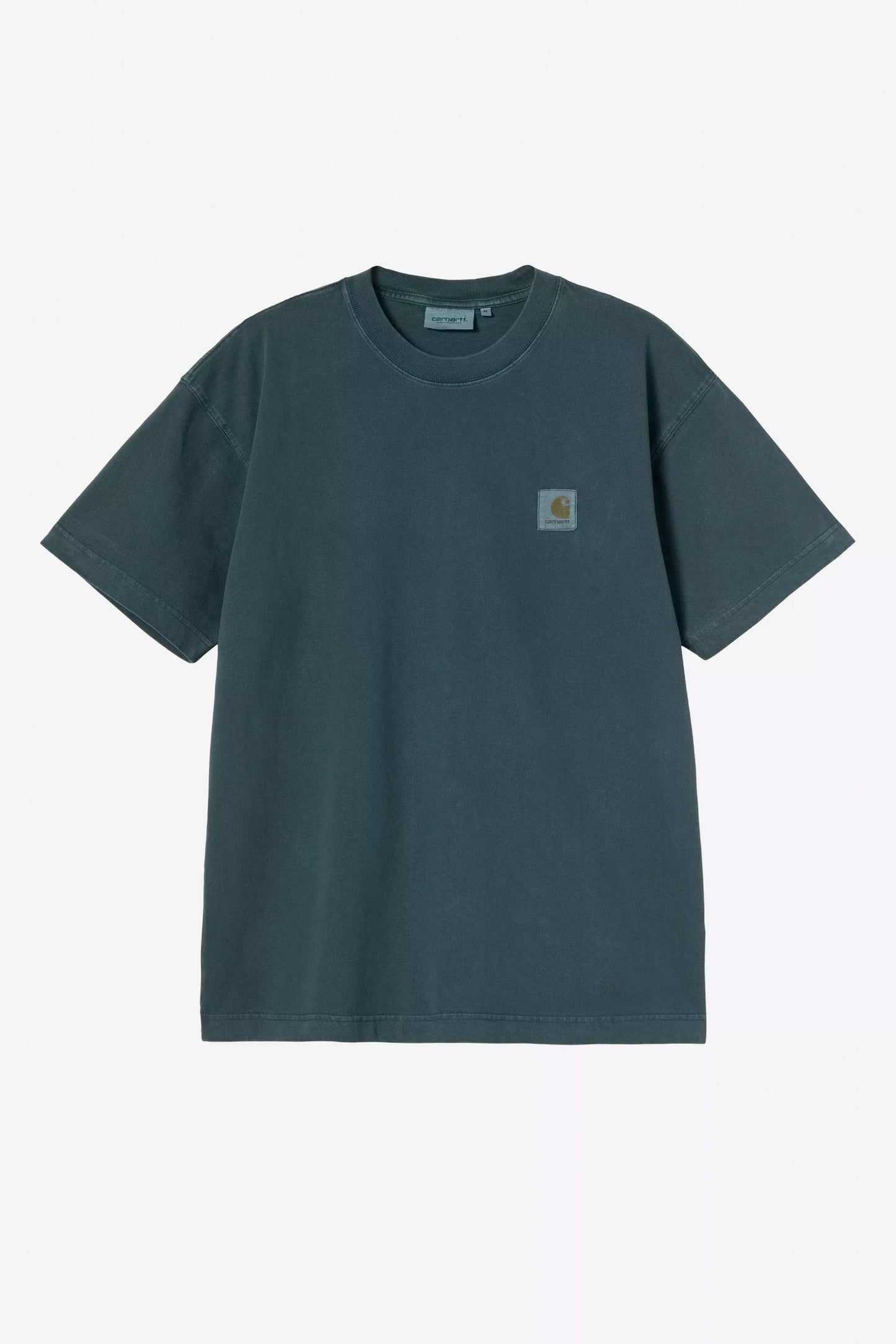 Pukas Surf Shop Carhartt WIP garment-dyed tee in Deep Lagoon