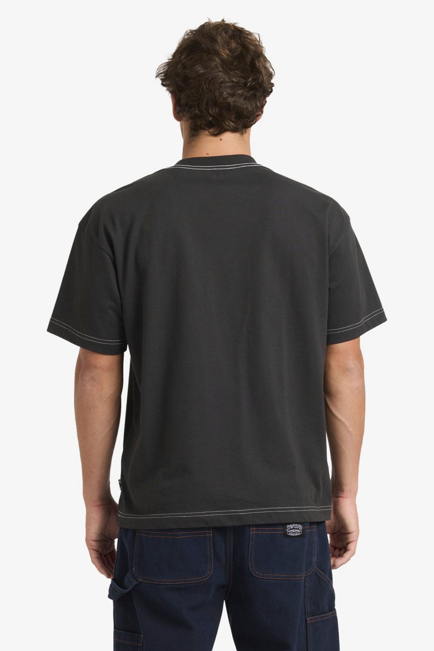 Billabong Bad Dog OG tee - back view showing Bad Dog collection screen print design