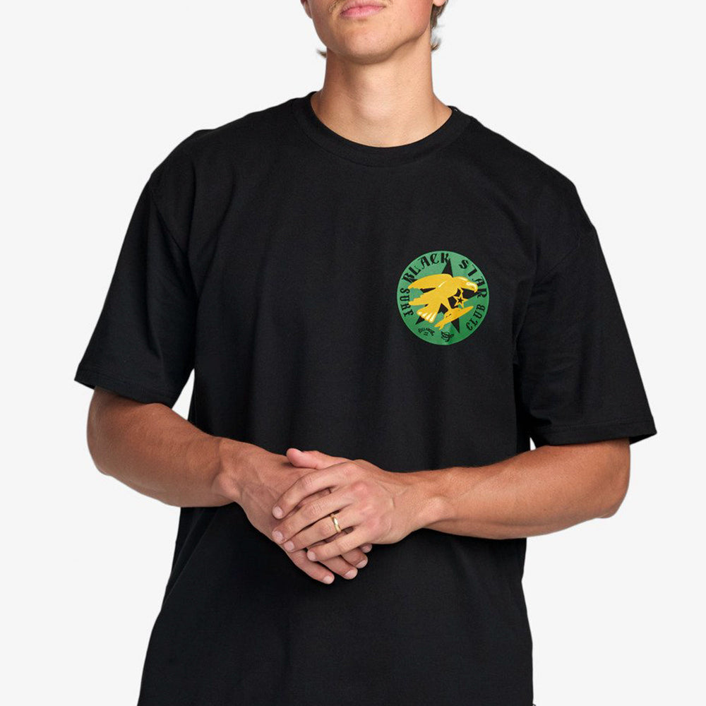 Pukas Surf Shop Man Tee Billabong Mamiwata Black Star Black
