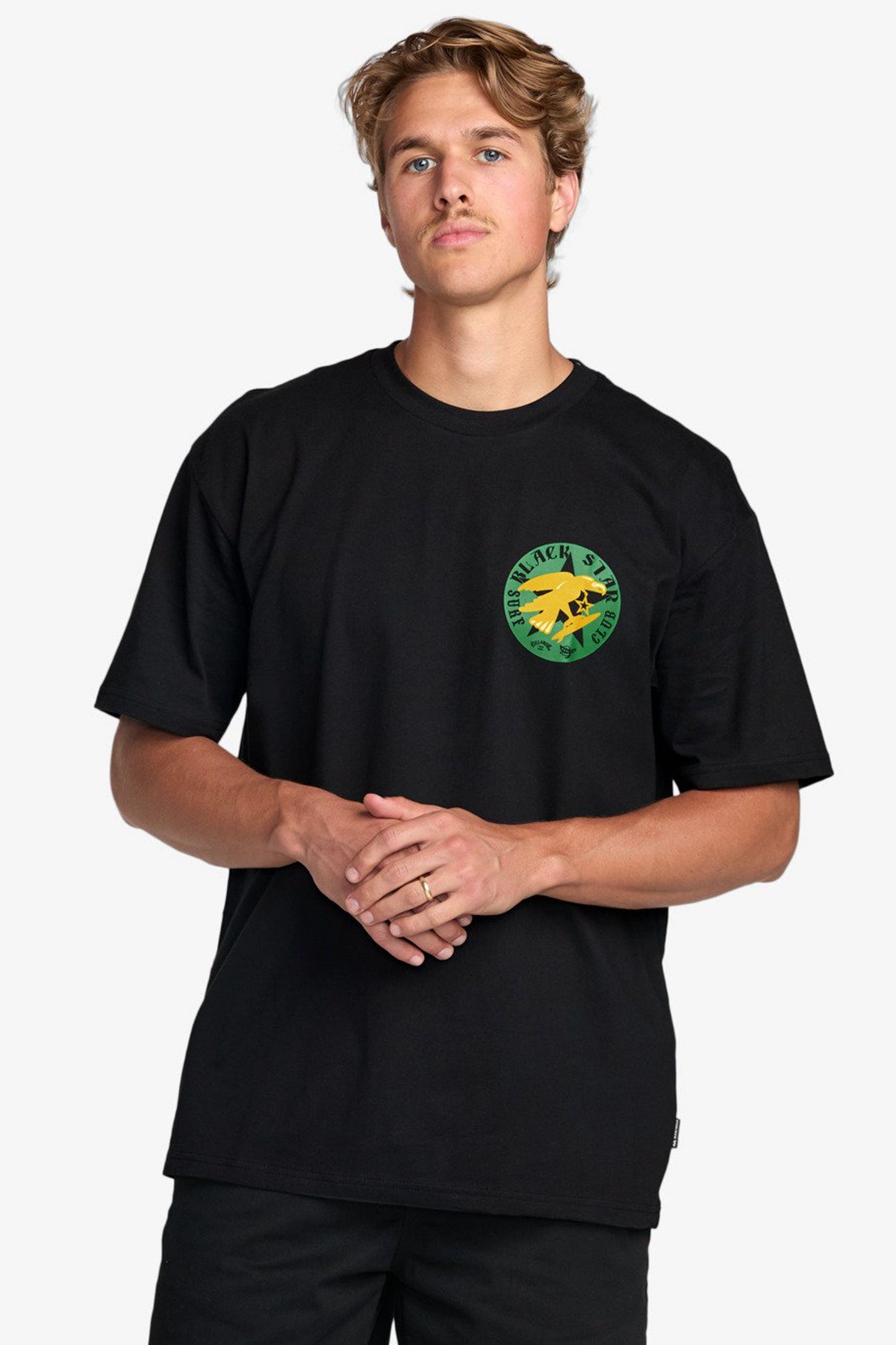 Pukas Surf Shop Man Tee Billabong Mamiwata Black Star Black