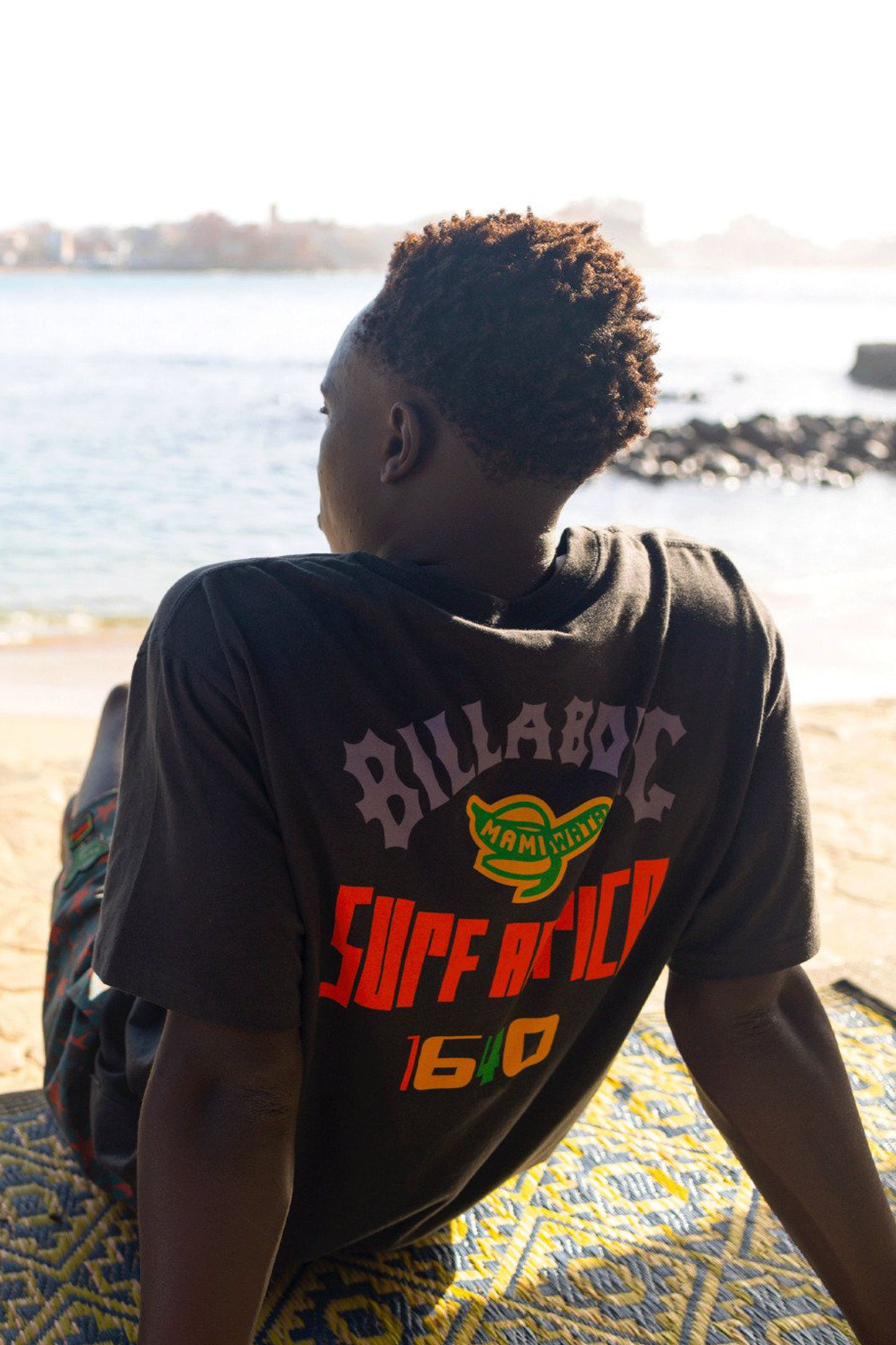 Pukas Surf Shop Man Tee Billabong Mamiwata Surf Africa Washed Black