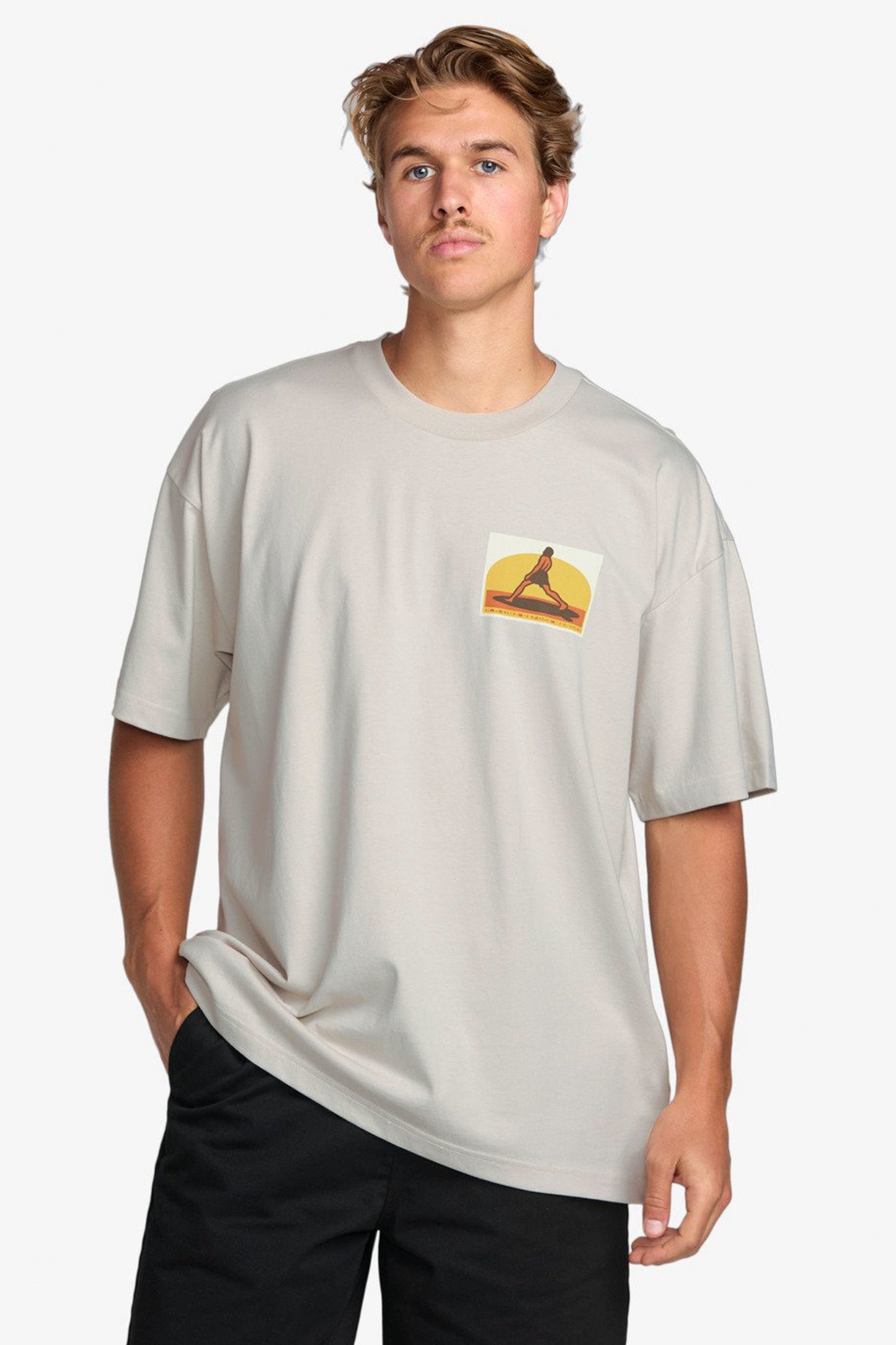 Pukas Surf Shop Man Tee Billabong Mamiwata Surf Rituals Stone