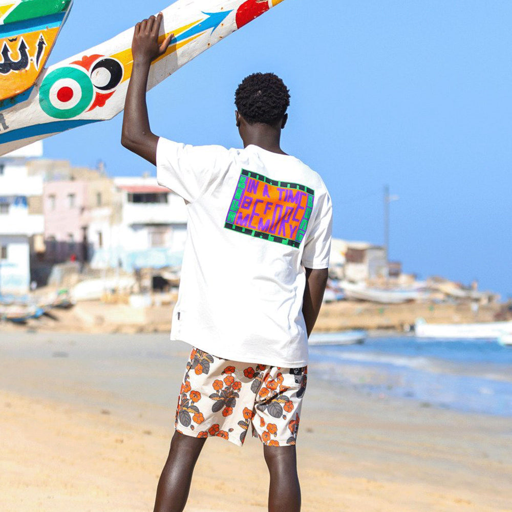 Pukas Surf Shop Man Tee Billabong Mamiwata Time Before Memory Off White
