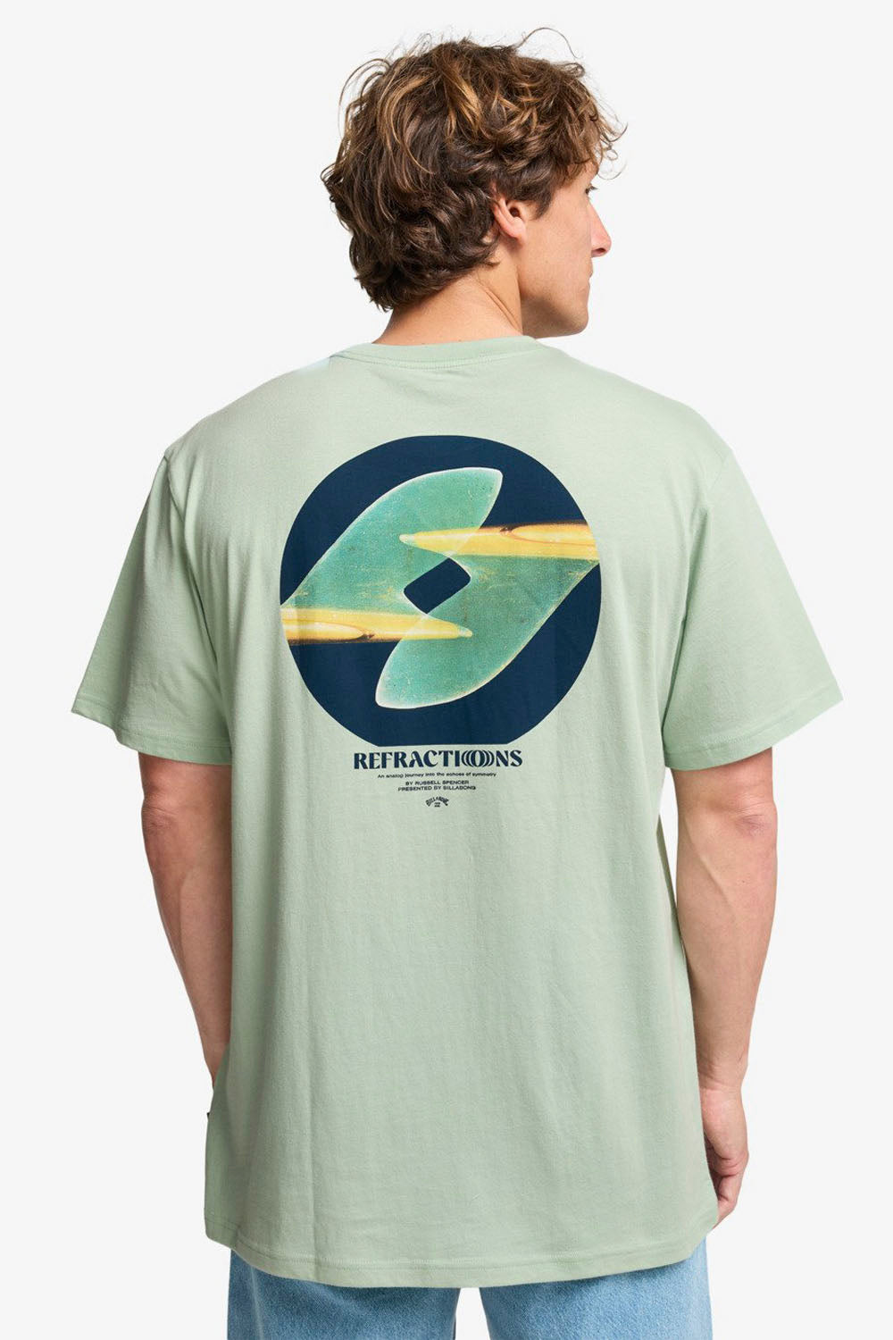 Billabong x Russell Spencer Symmetry Premium Tee – back graphic view