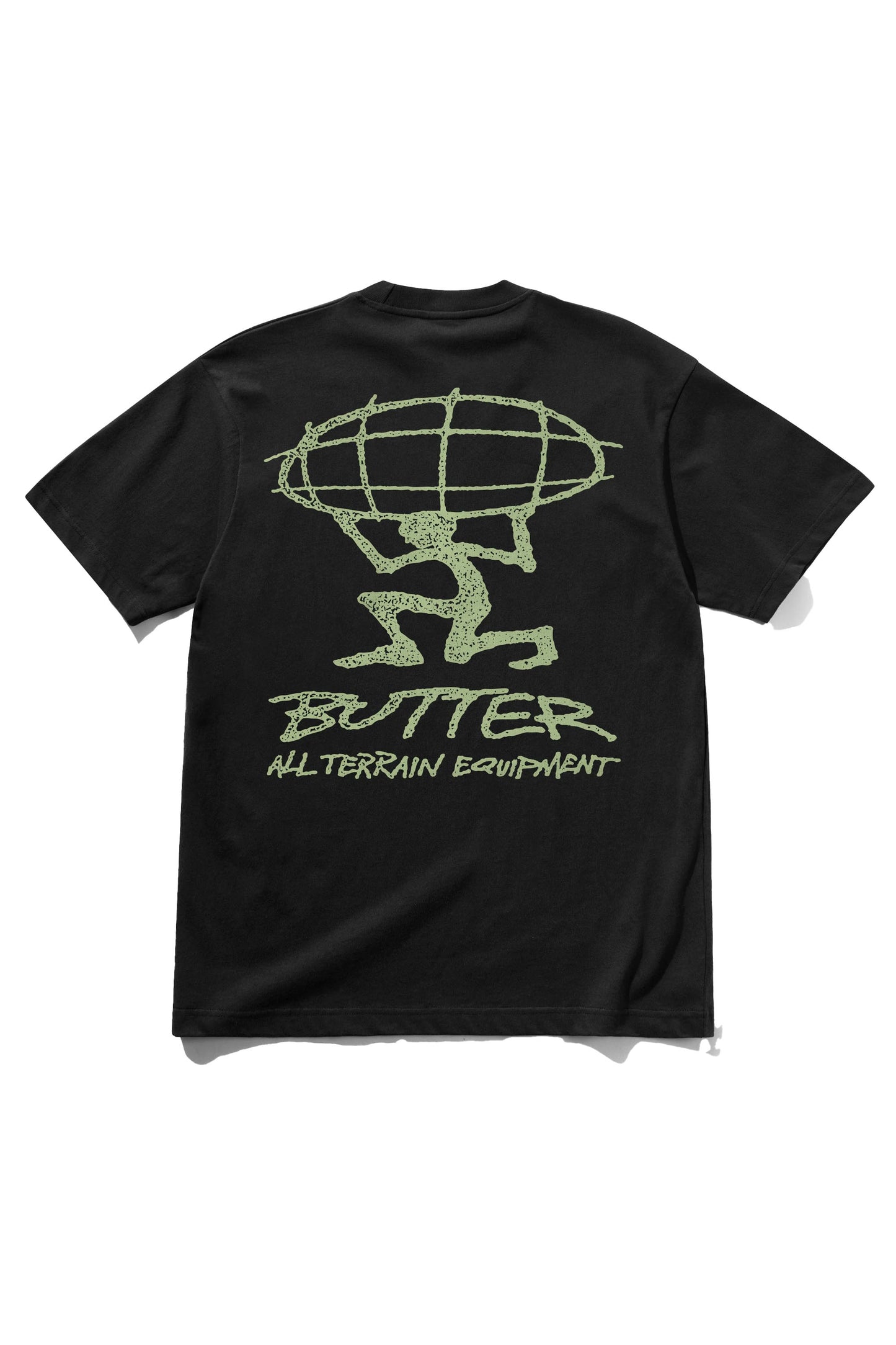 BUTTER Terrain Tee black men's surf t-shirt