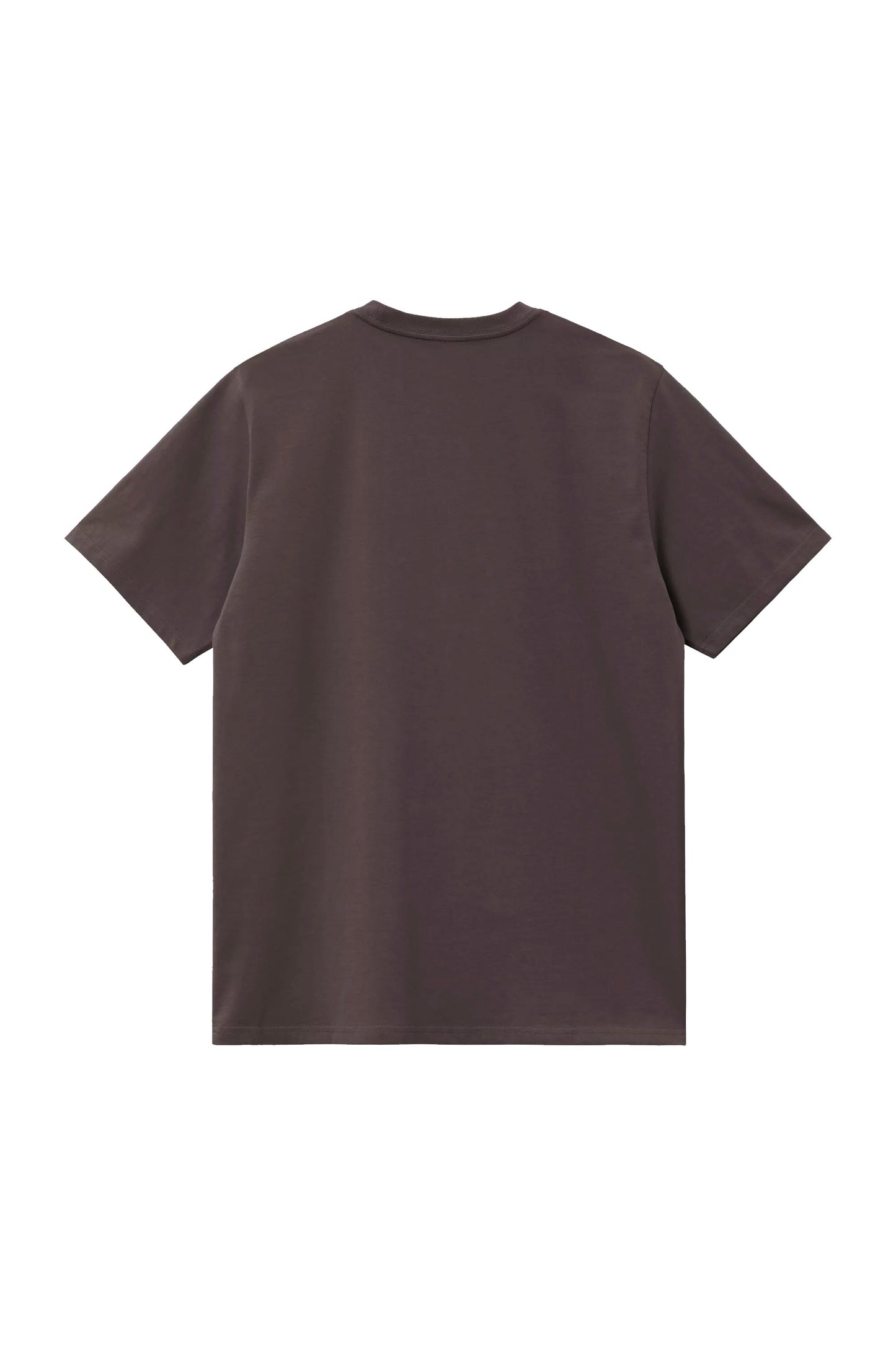 Carhartt WIP Chase T-Shirt Shale - back view highlighting midweight cotton jersey fabric