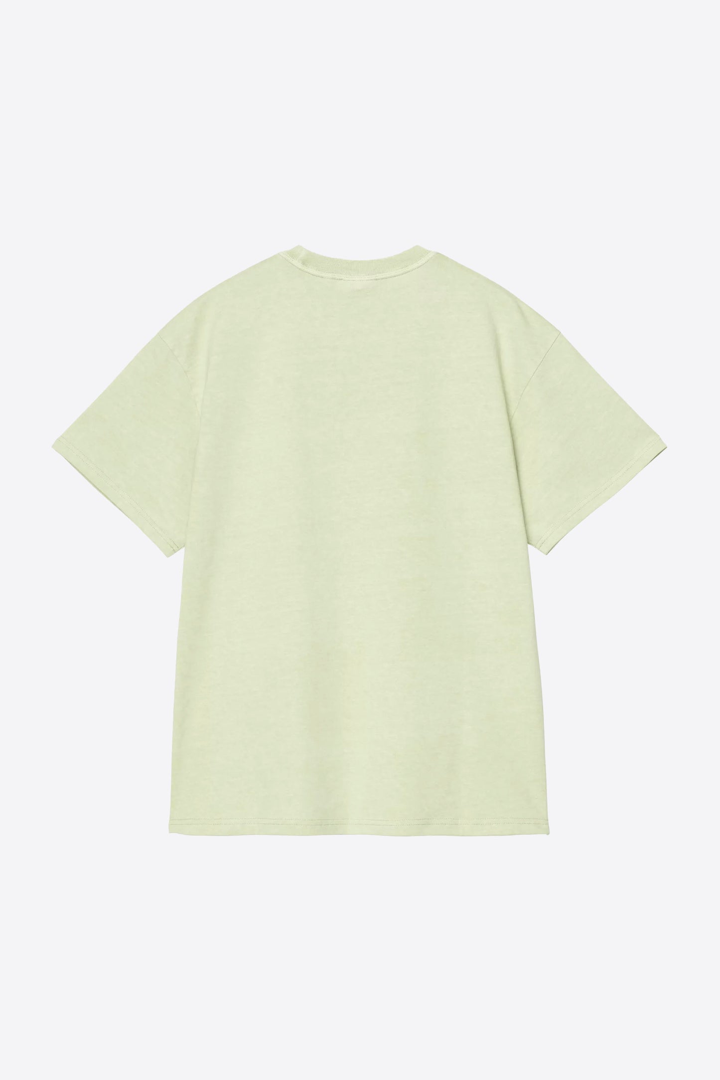 Pukas Surf Shop Carhartt WIP pale olive garment-dyed t-shirt organic cotton relaxed fit