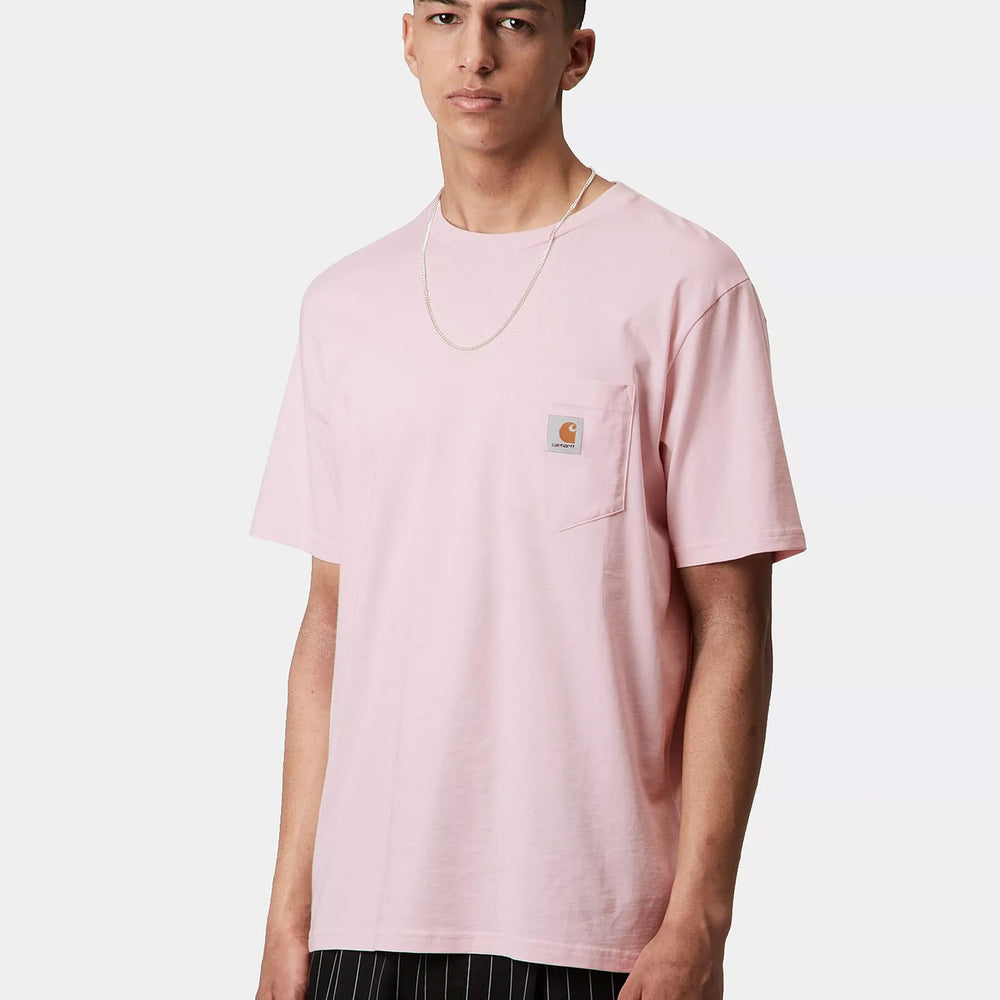 Pukas Surf Shop Man Tee Carhartt Wip Pocket Shirt Air Pink