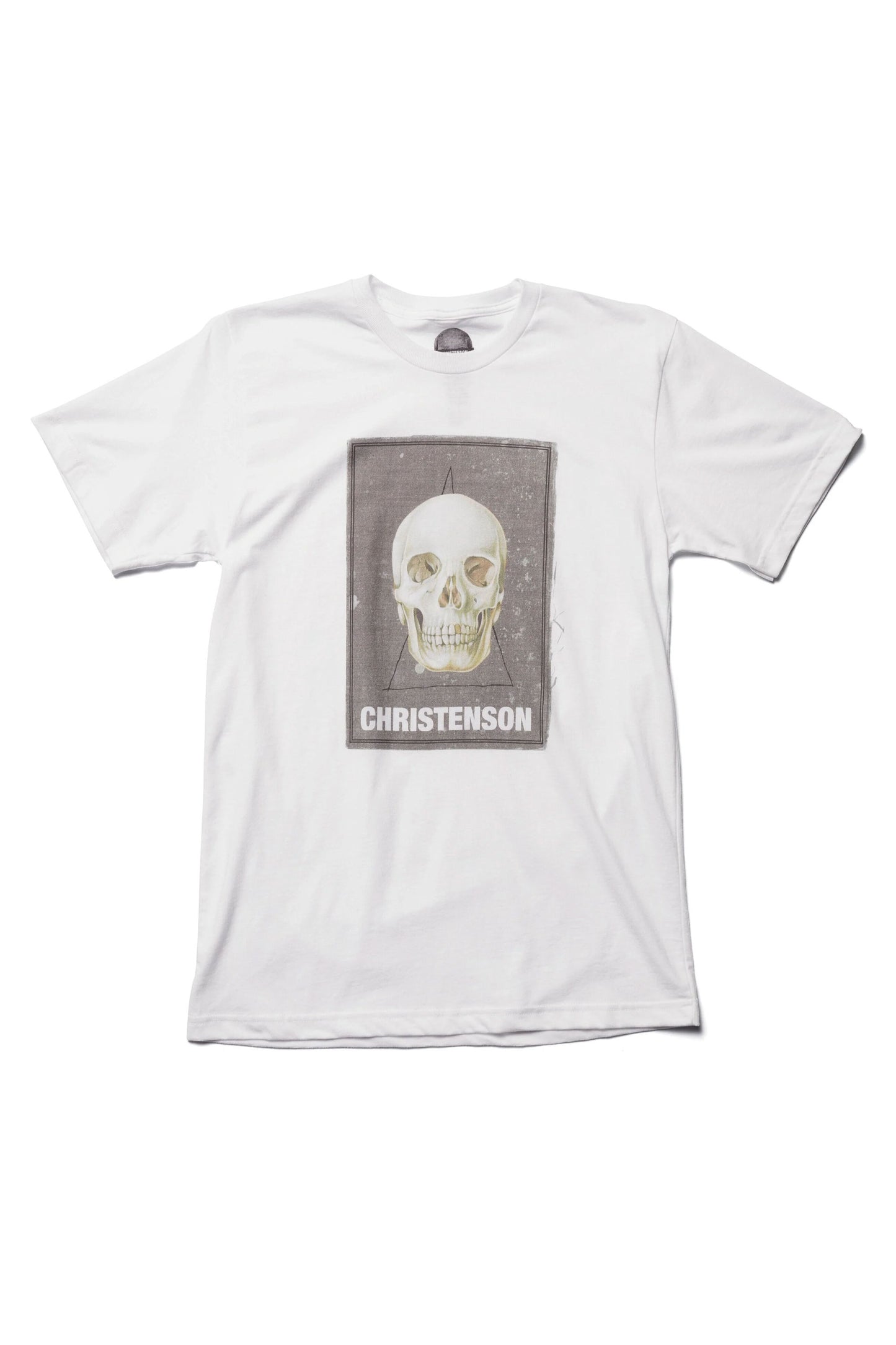 Christenson White t-shirt with a graphic design Pukas Surf Shop