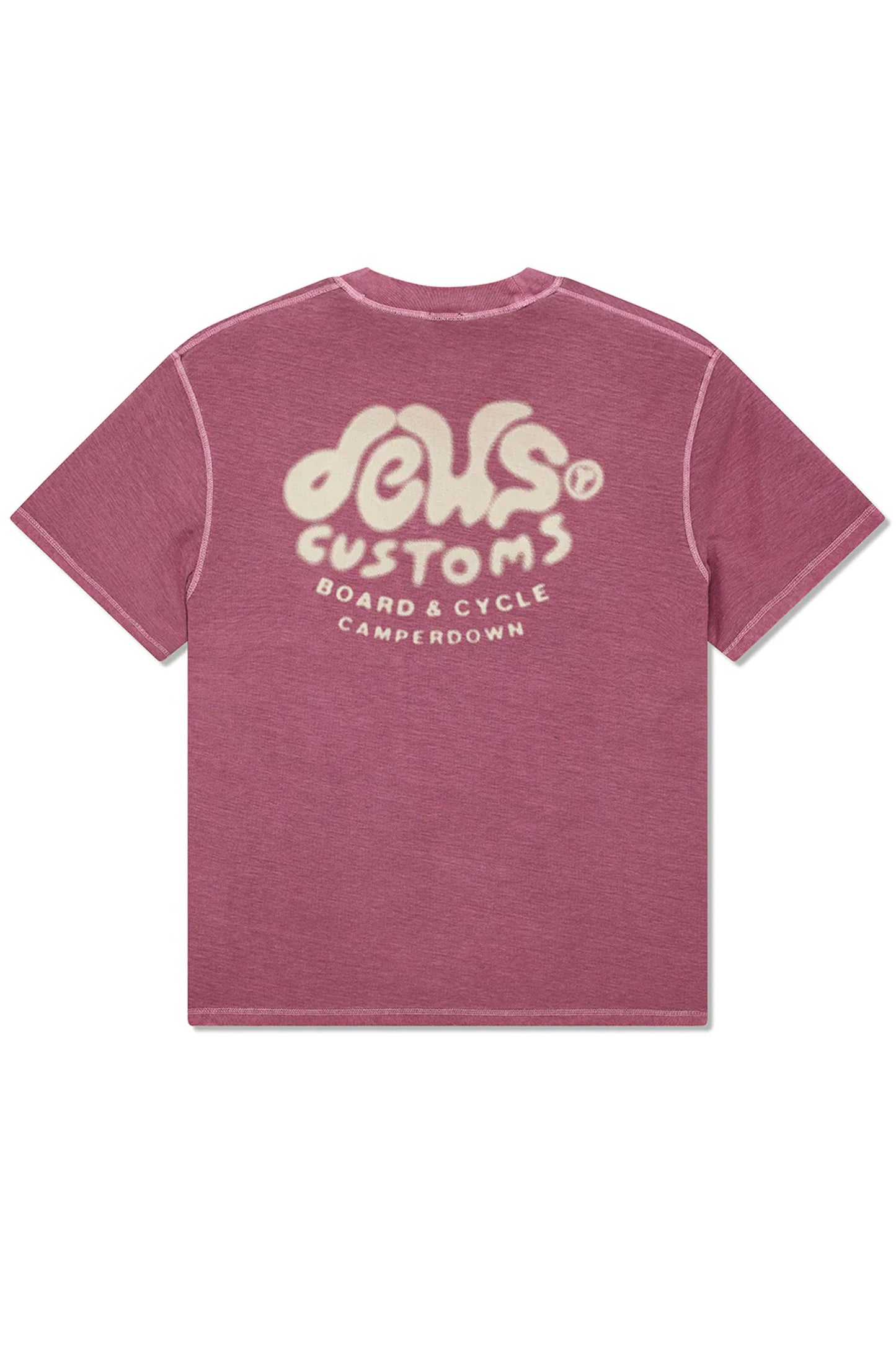 Pukas Surf Shop Man Tee Deus Debris Reverse Dry Rose