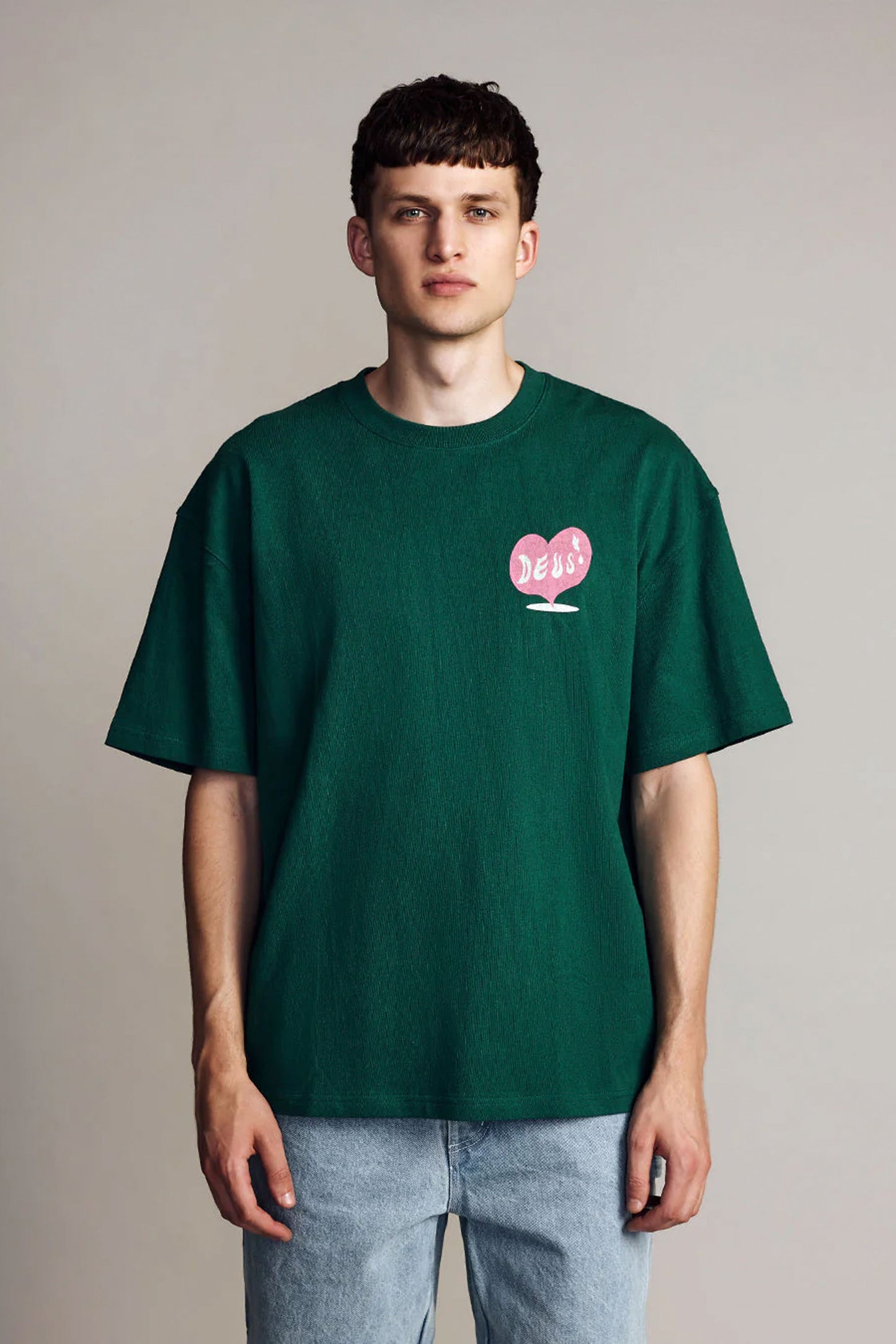 Pukas Surf Shop Deus Ex Machina Deep Cut Tee in Verdant Green