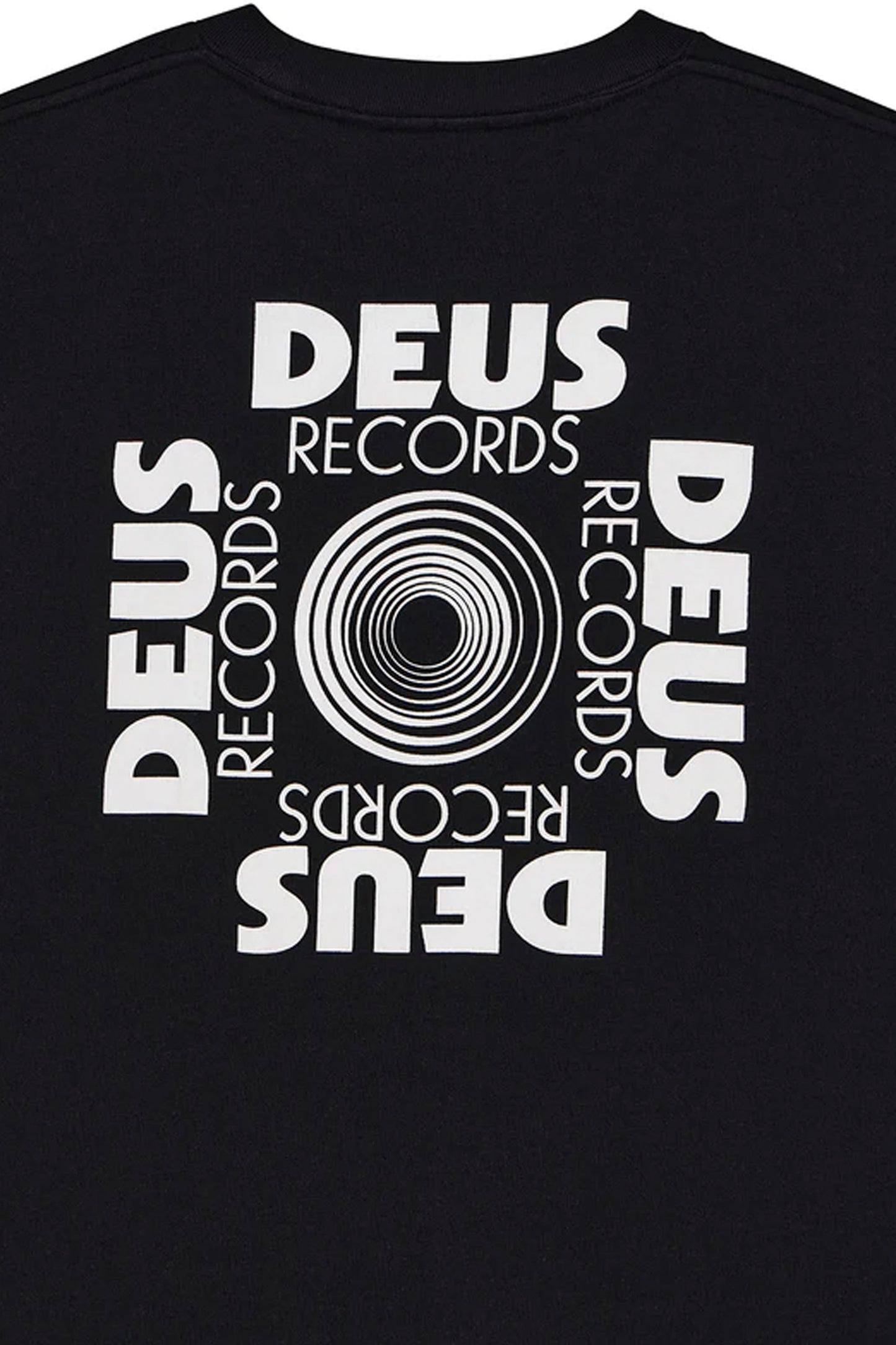 Pukas Surf Shop Deus Ex Machina Defacto Long Sleeve Tee Black graphic surf streetwear
