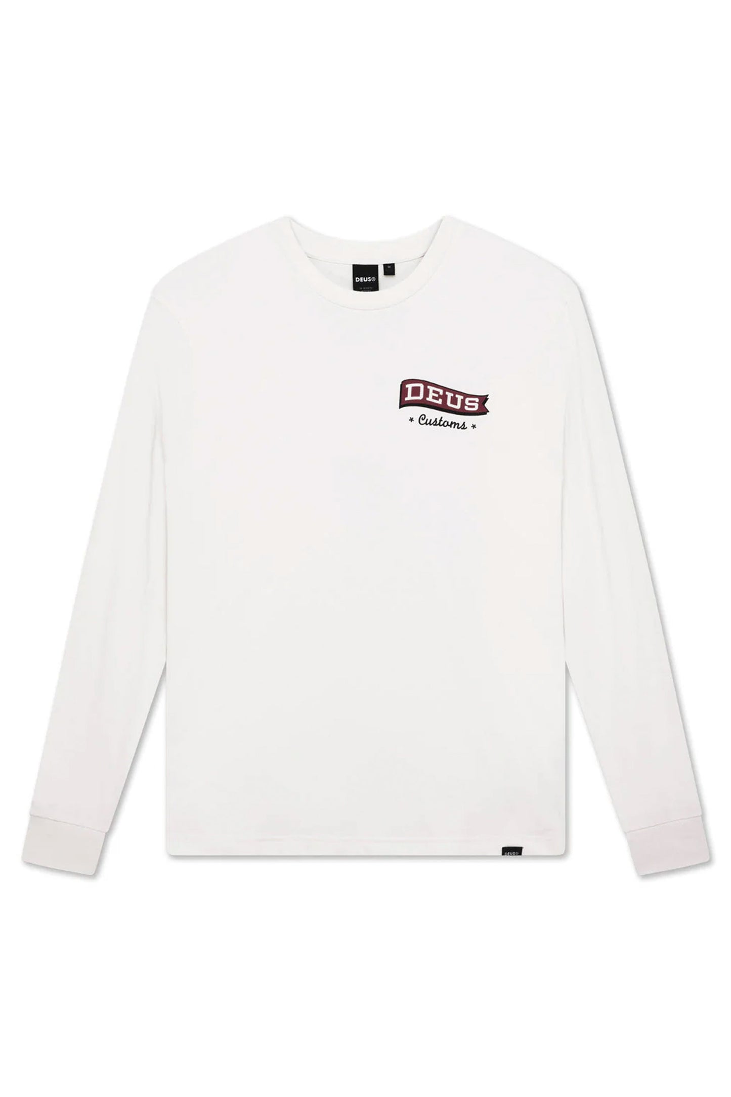 Pukas Surf Shop Man Tee Deus Momento Long Sleeve Vintage White