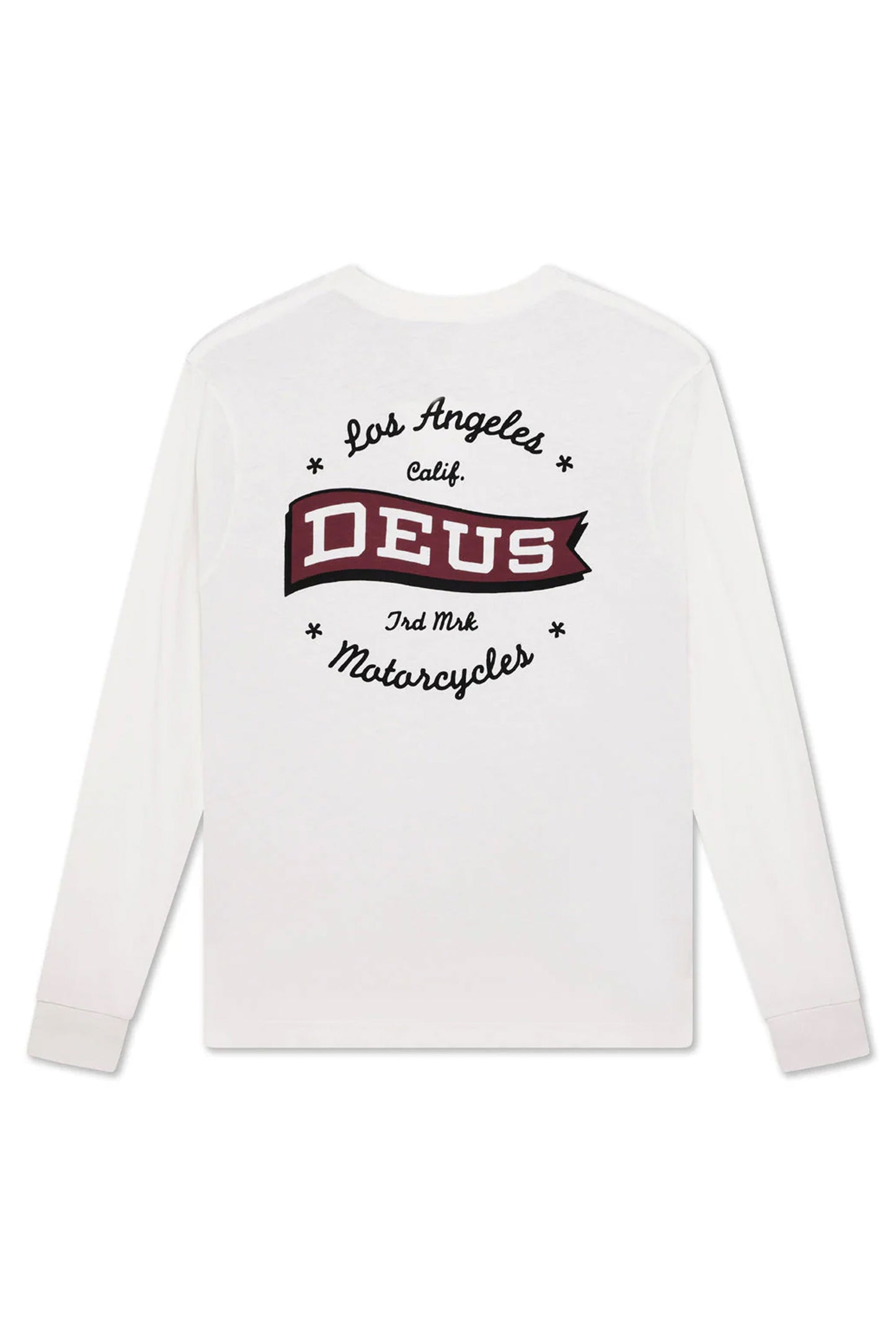 Pukas Surf Shop Man Tee Deus Momento Long Sleeve Vintage White