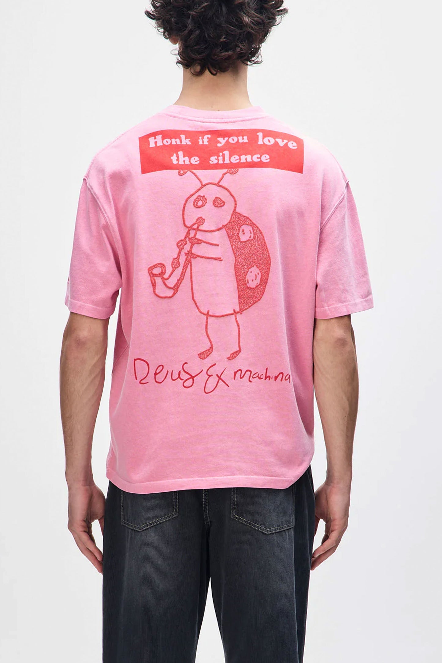 Pukas Surf Shop Man Tee Deus Noise Complaint Prism Pink