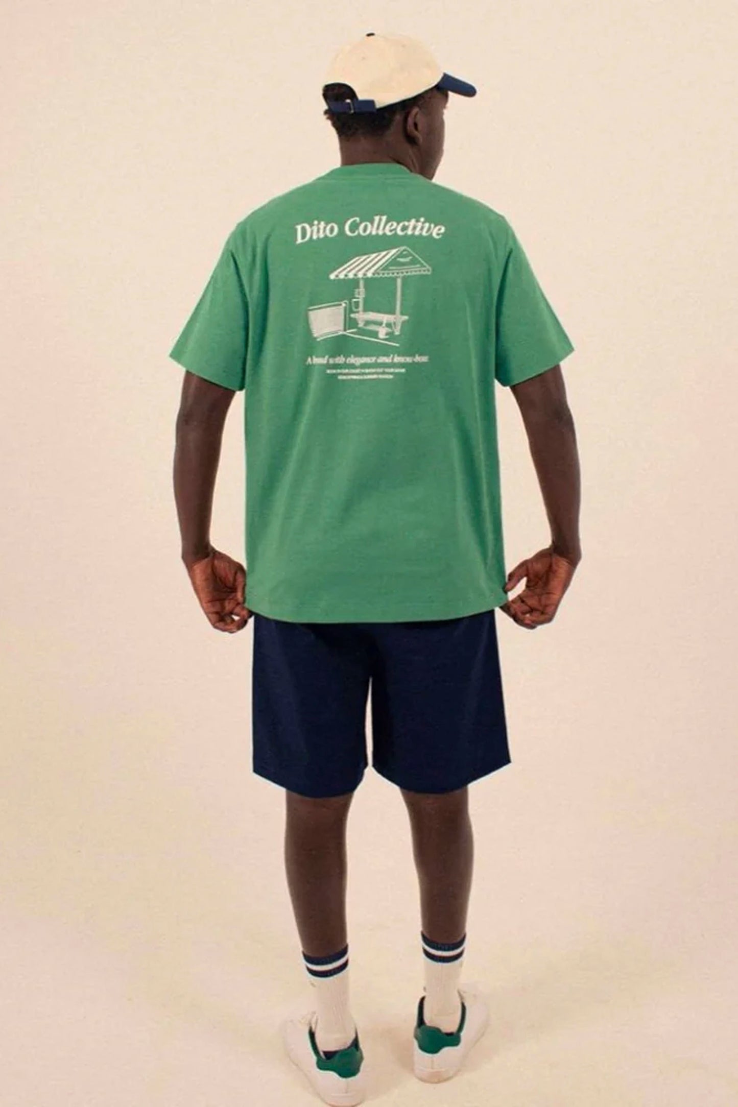 DITO COLLECTIVE Bench Tee green t-shirt for men
