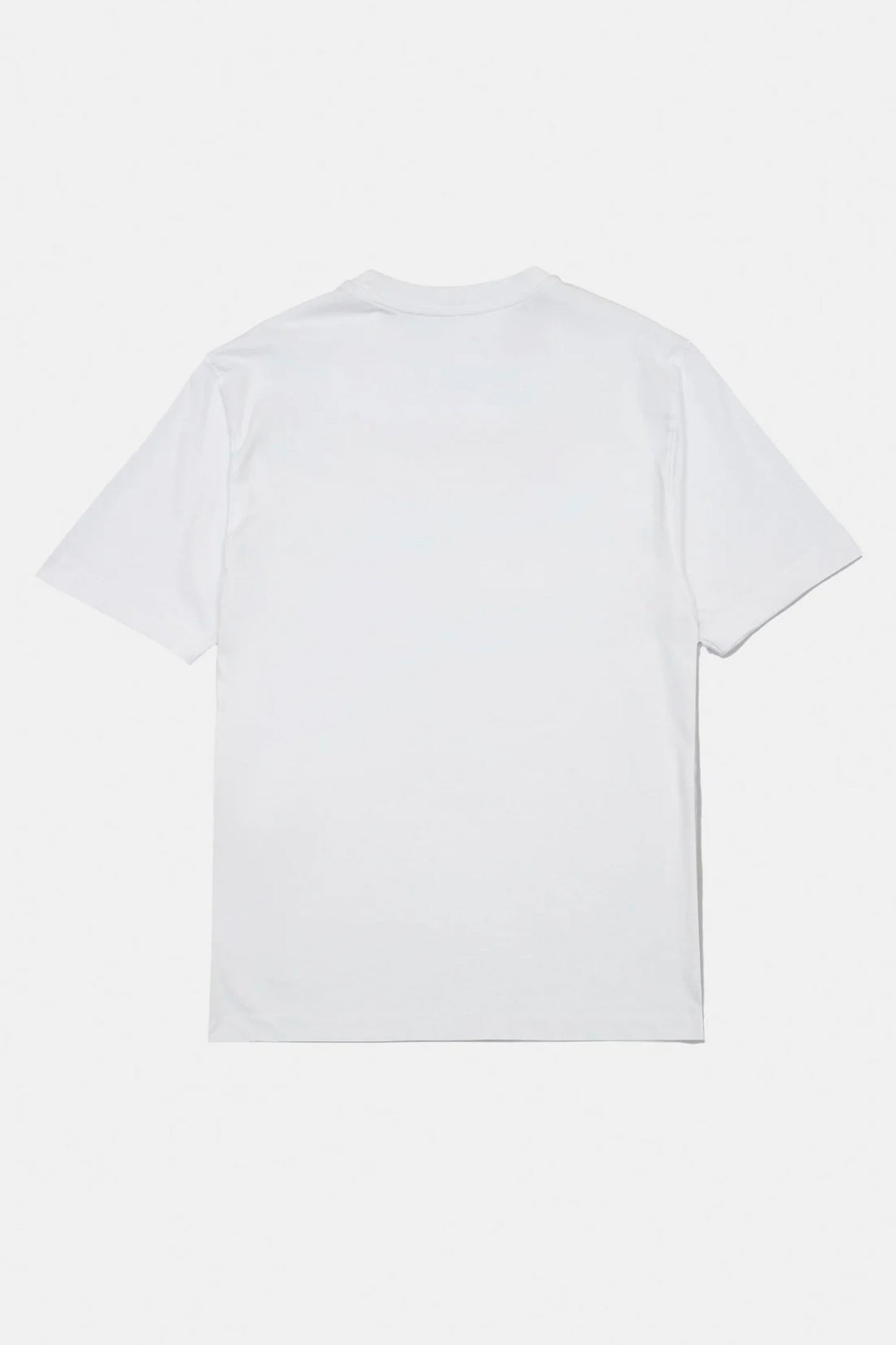 Edmmond Sound System Tee in plain white — men's graphic tee at Pukas Surf Shop
