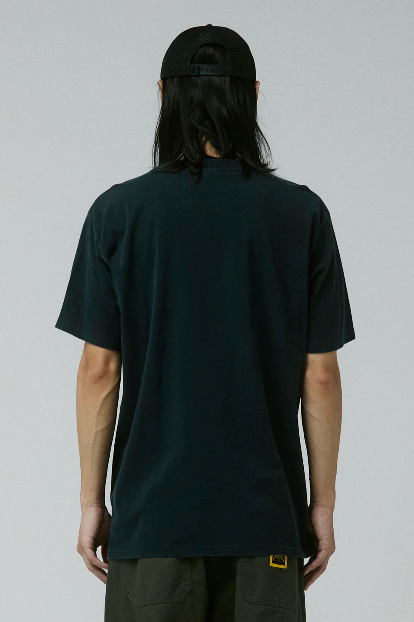 Pukas Surf Shop Man Tee Former Flatline Washed Black