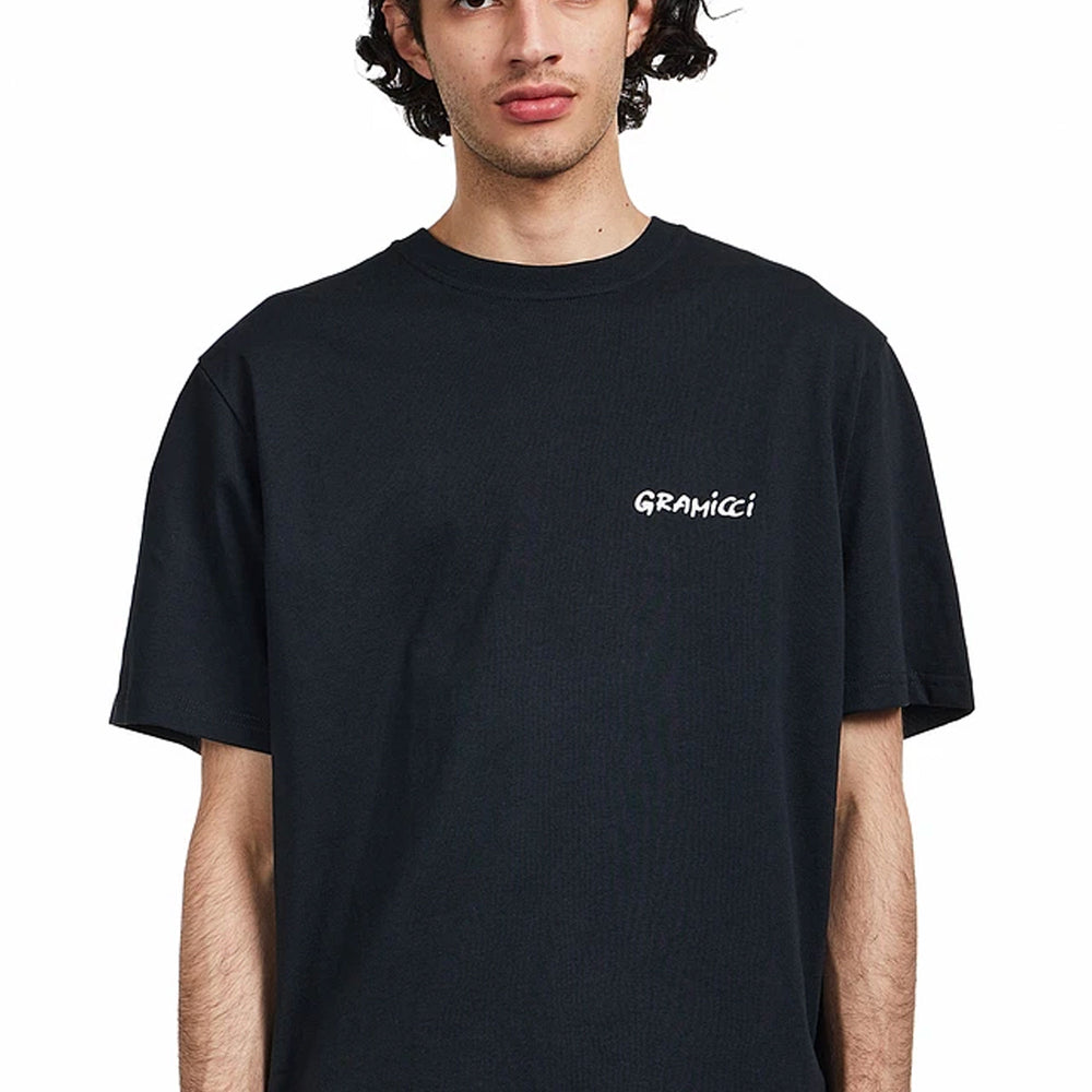 Pukas Surf Shop Man Tee Gramicci Snail Tee Vintage Black