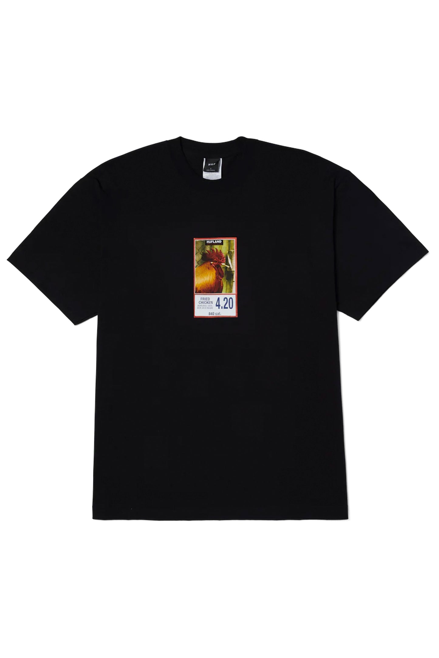 Pukas Surf Shop Man Tee HUF Fried Black