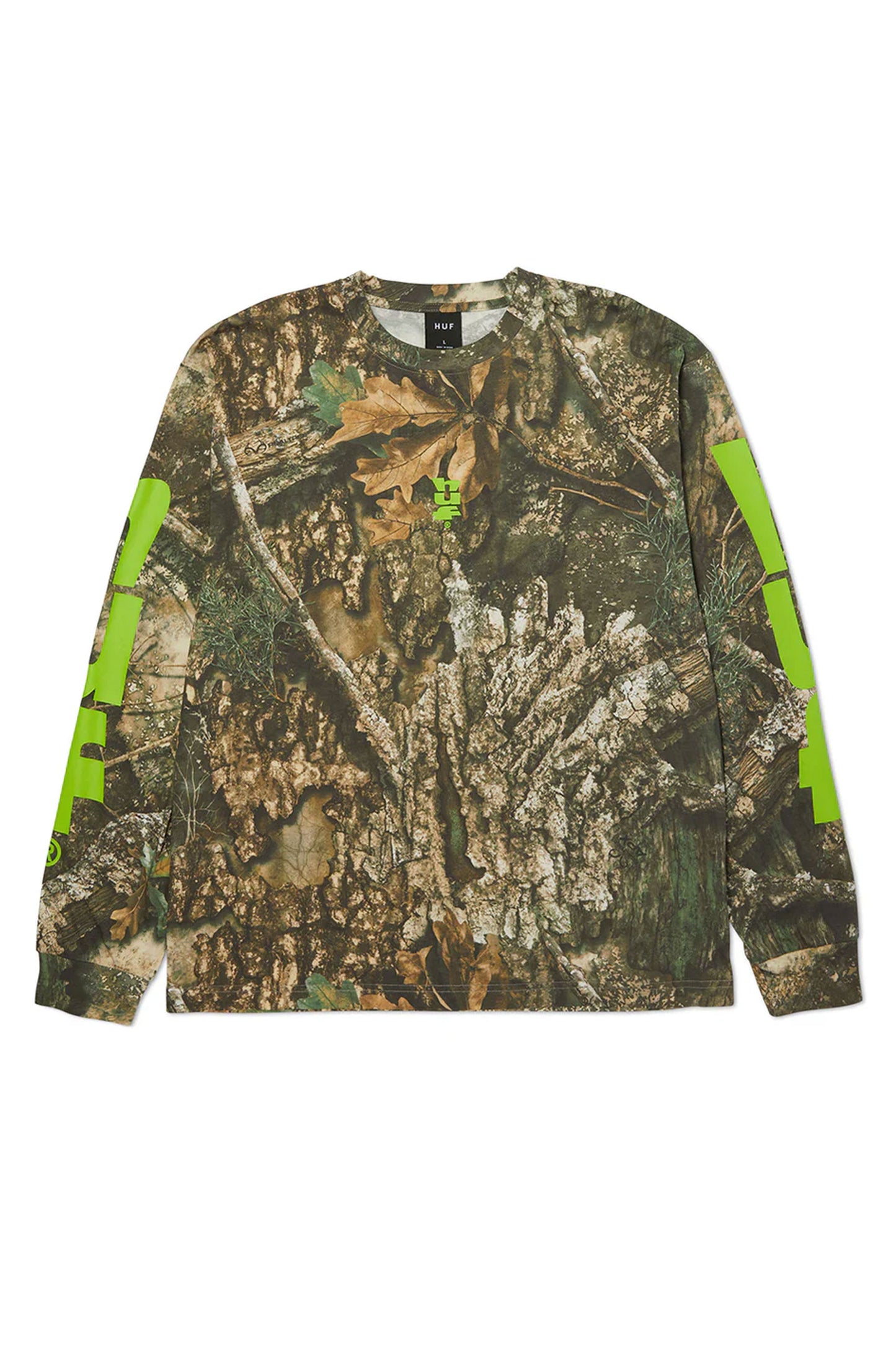 Pukas Surf Shop Man Tee HUF Realtree Megablast Long Sleeve Realtree