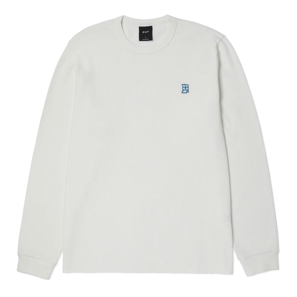 Pukas Surf Shop Man Tee HUF Shrader Long Sleeve White