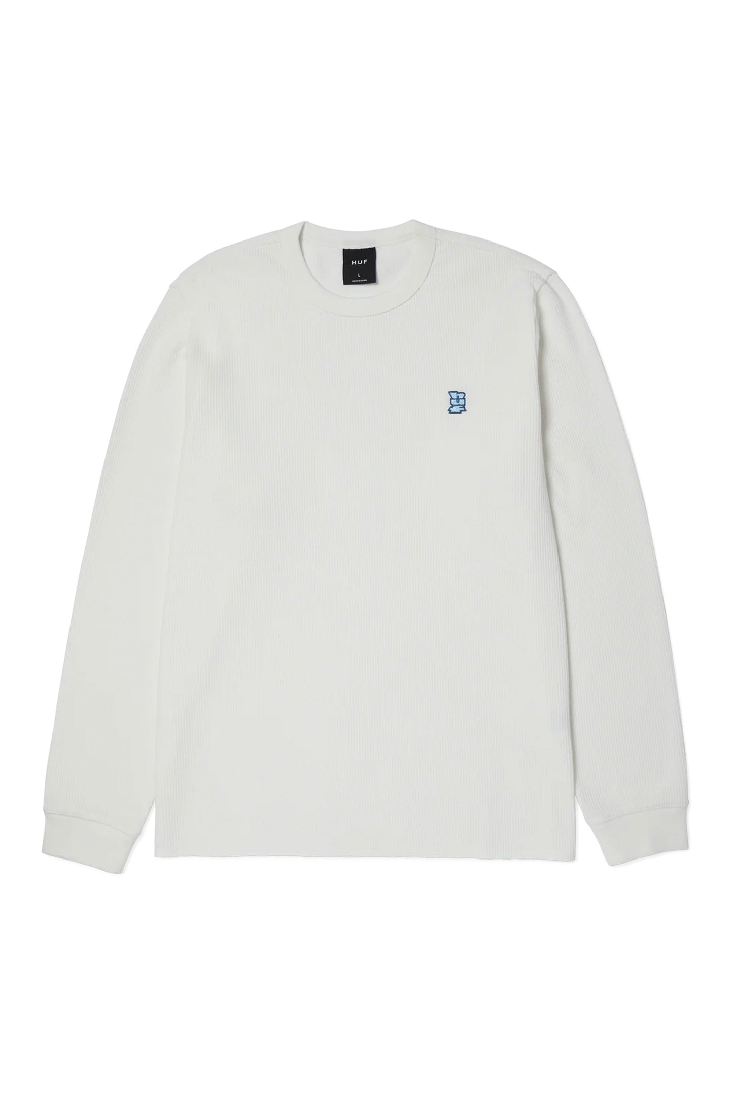 Pukas Surf Shop Man Tee HUF Shrader Long Sleeve White