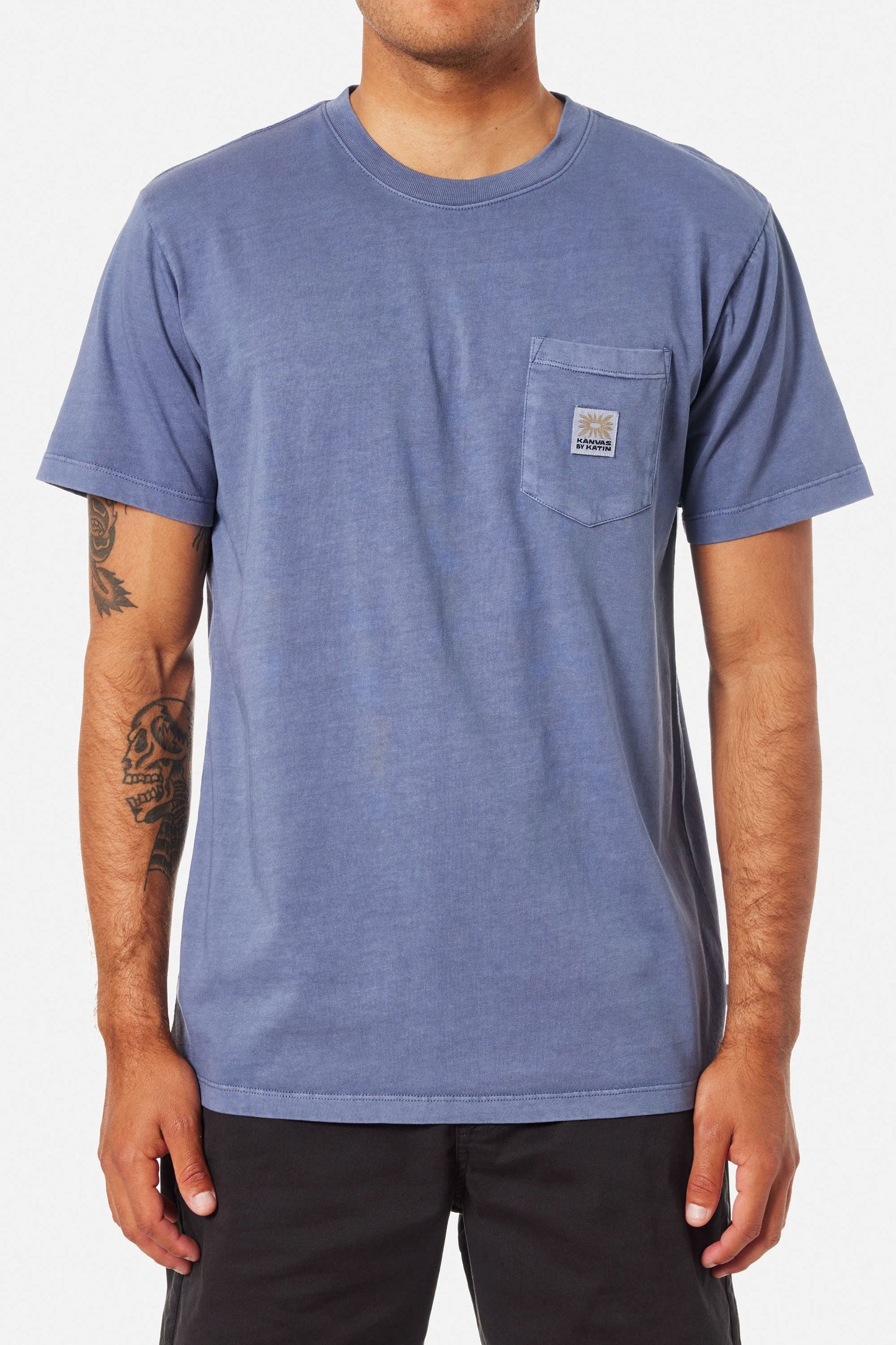 Pukas Surf Shop Man Tee Katin Anemone Blue